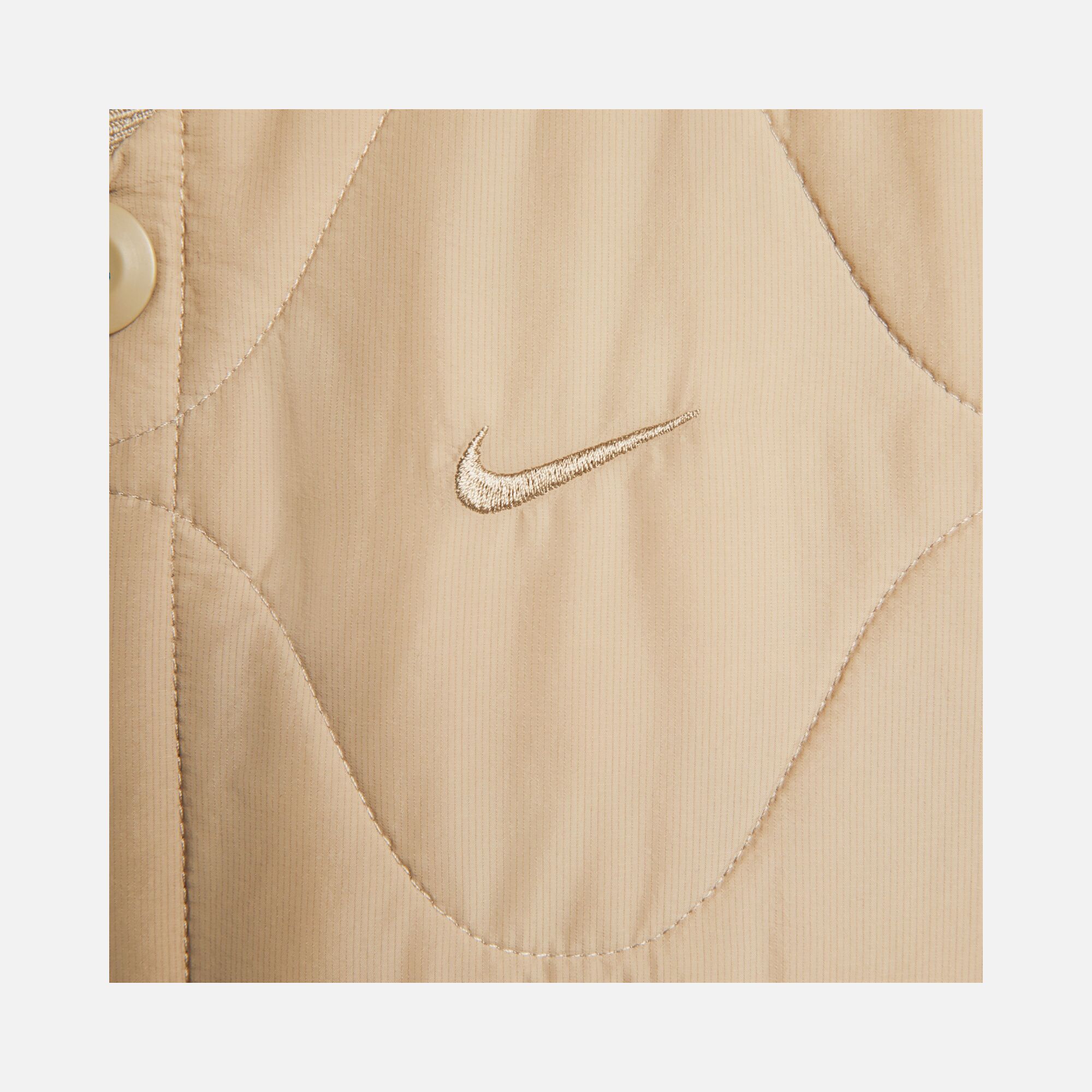 Nike Life Woven Insulated Military Quilted Full Button Erkek Yelek