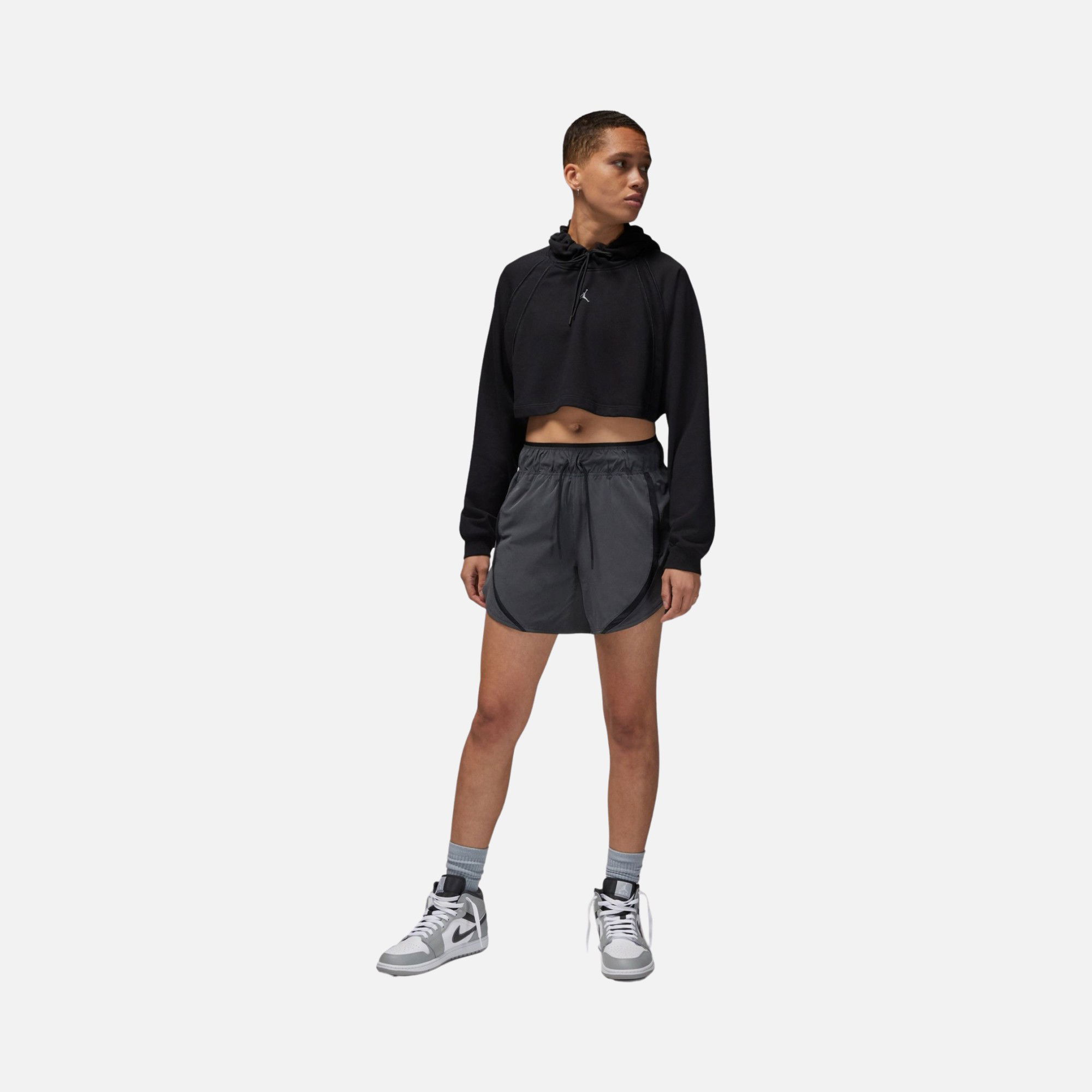 Nike Jordan Sport Cropped Pullover Hoodie Kadın Sweatshirt