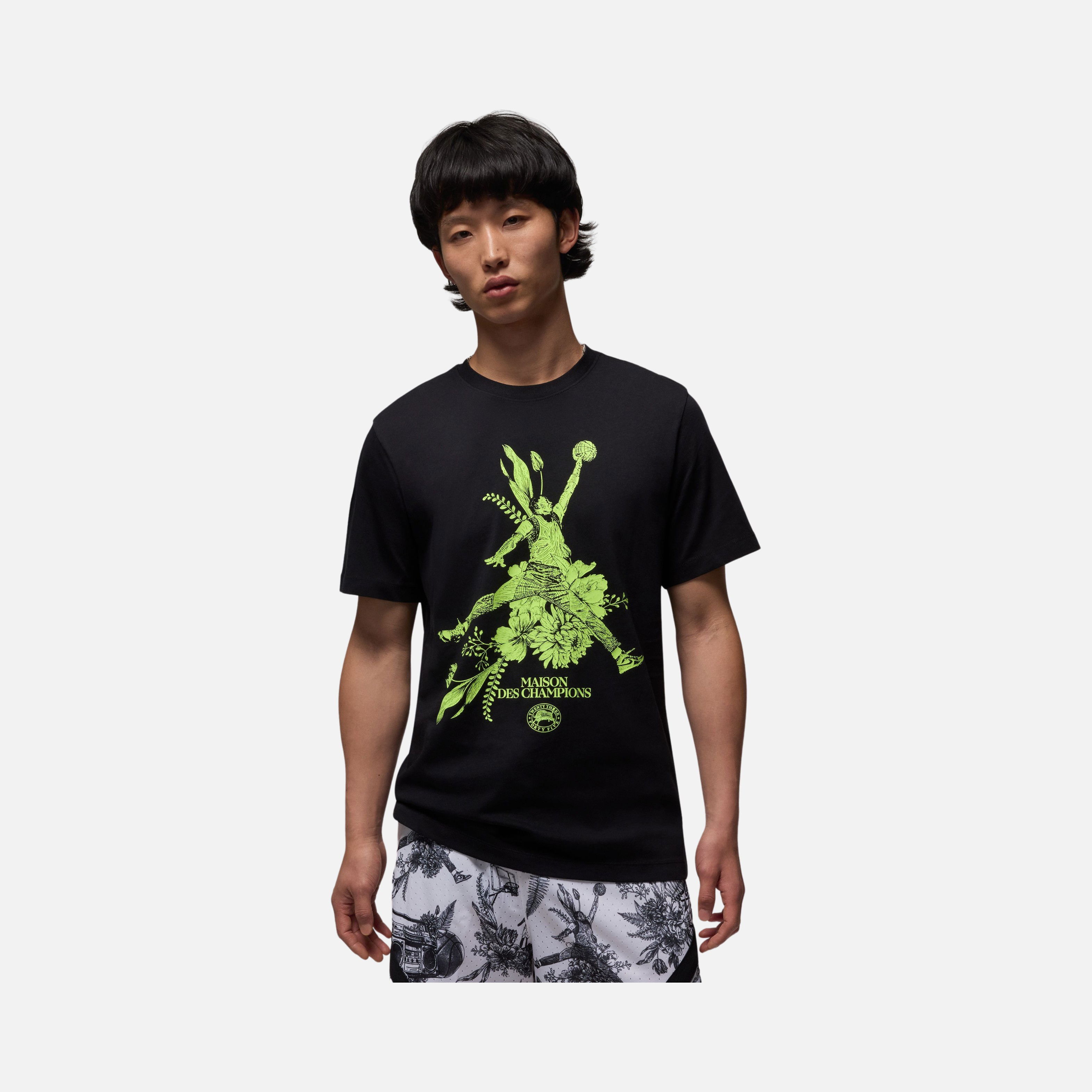 Nike Jordan Sport Dri-Fit ''Maison Des Champions'' Graphic Basketball Short-Sleeve Erkek Tişört