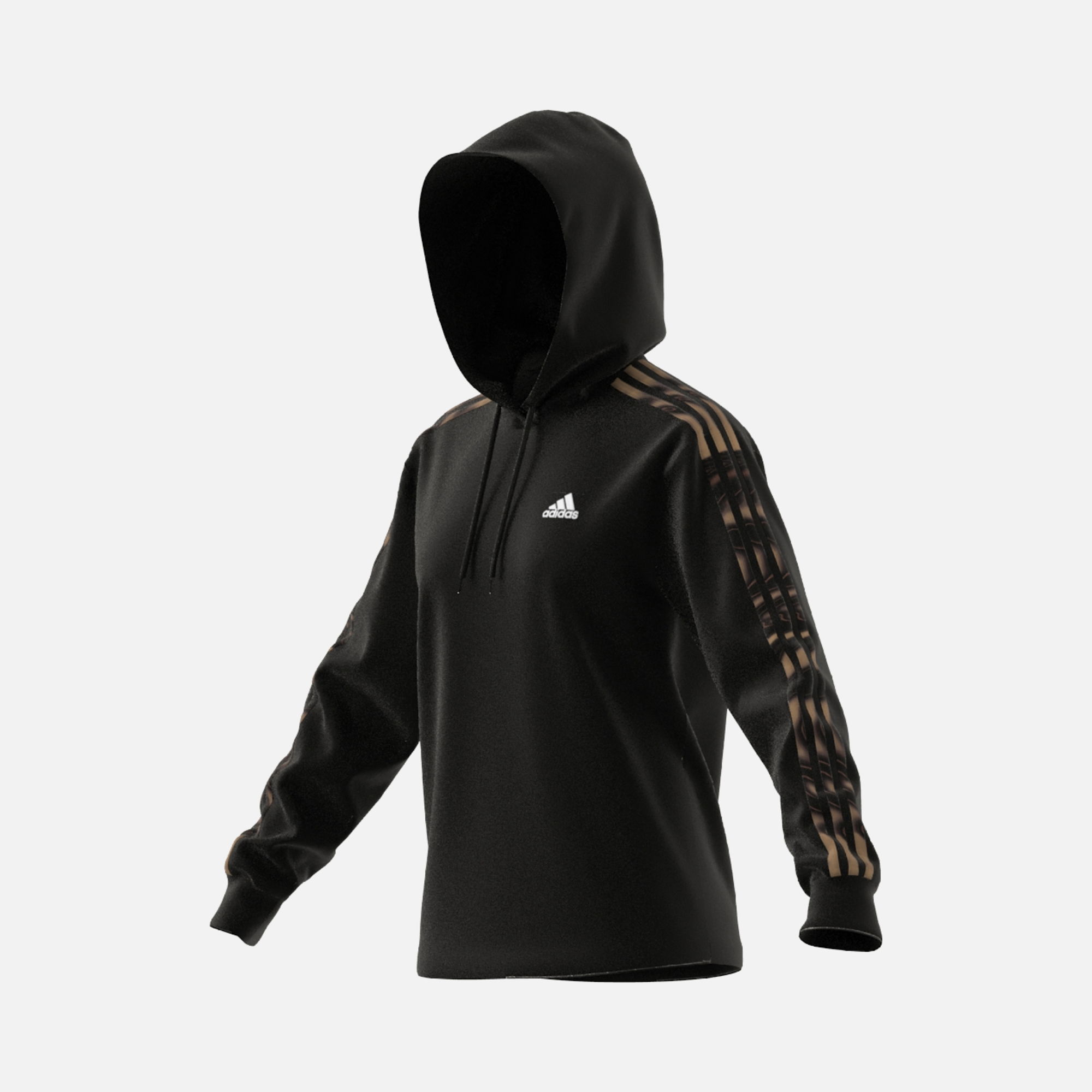 adidas Sportswear Vibrant Print 3-Stripes Hoodie Kadın Sweatshirt