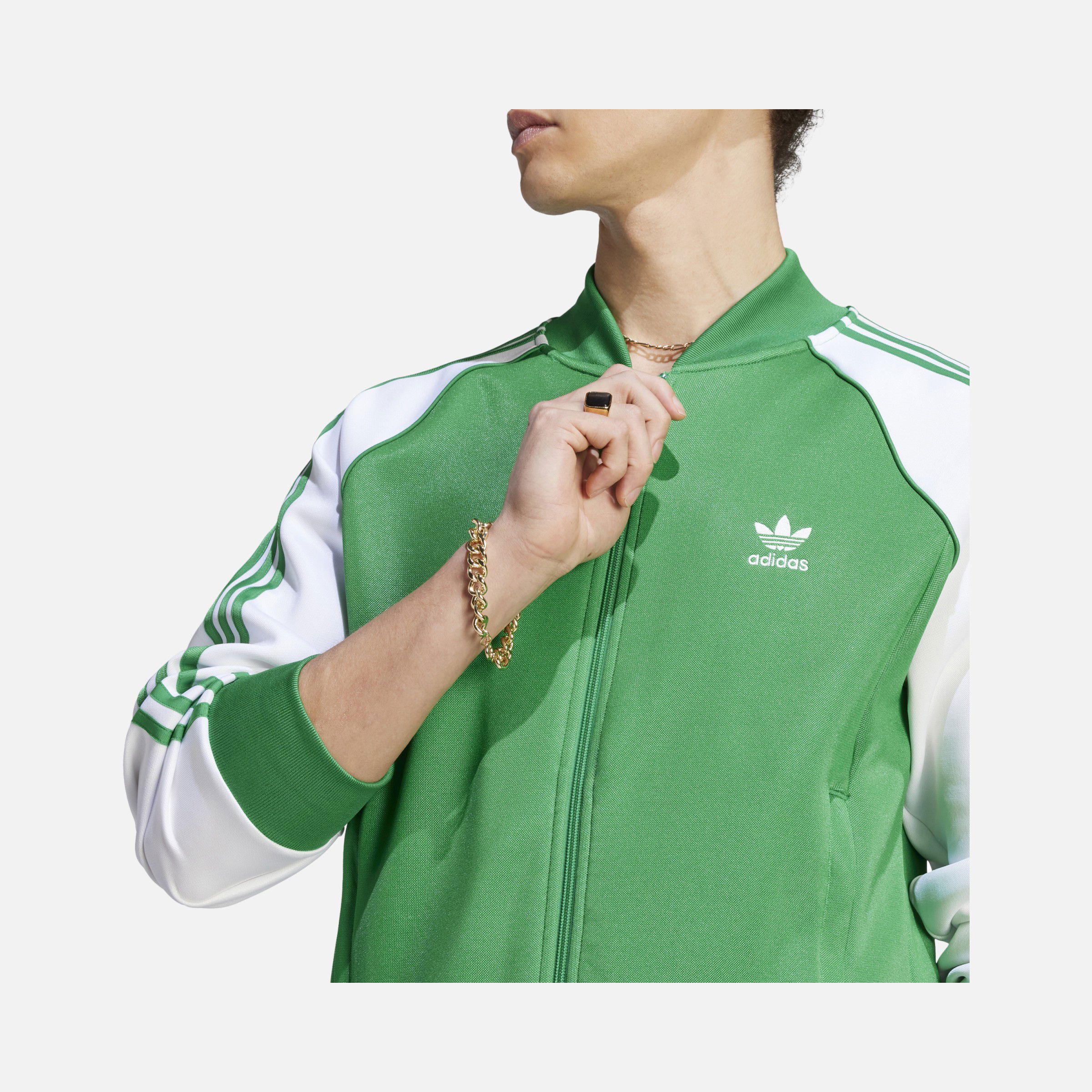 adidas Sportswear Adicolor Classics+ SST 3-Stripes Full-Zip Hoodie Erkek Ceket