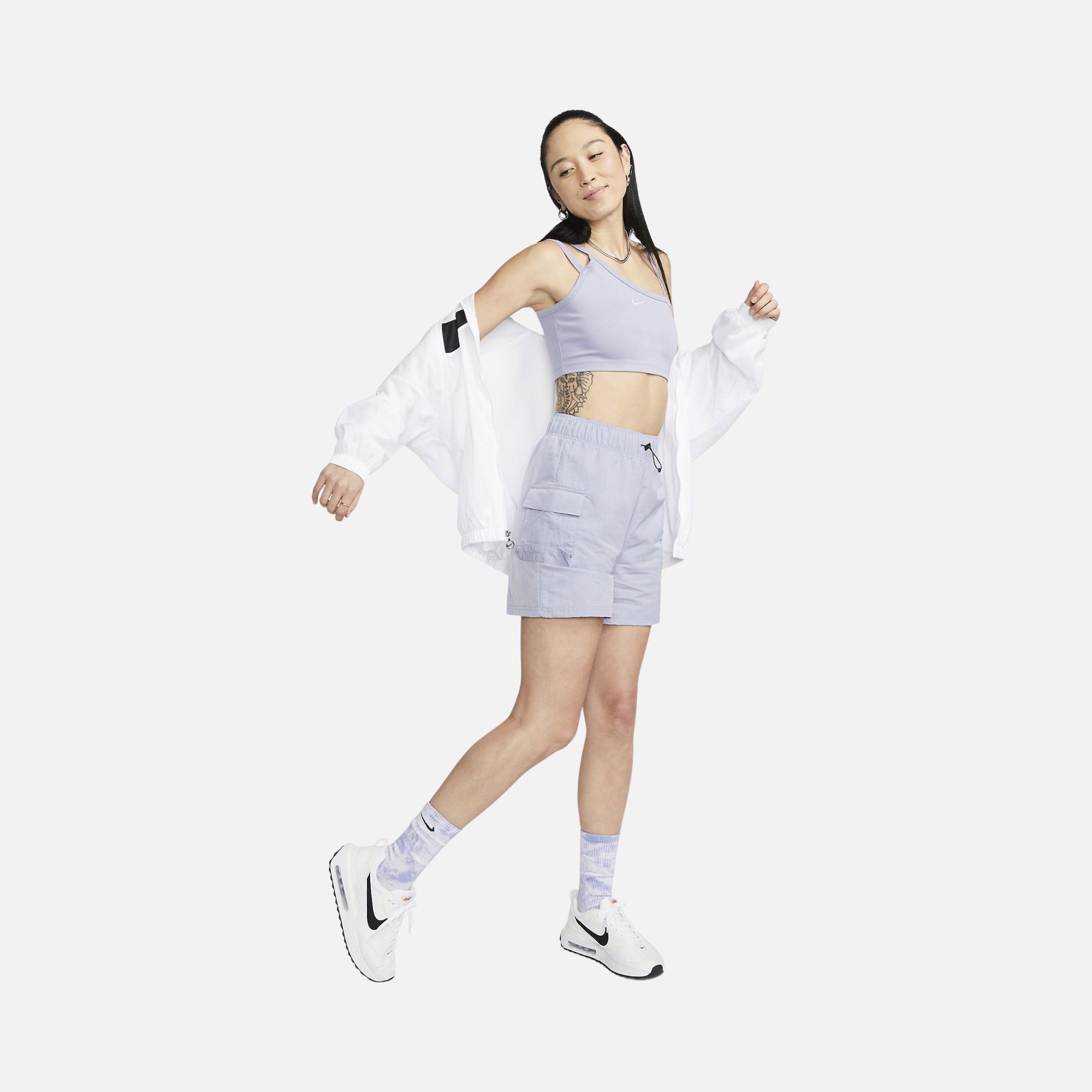 Nike Sportswear Everyday Modern Asymmetrical Crop Kadın Atlet