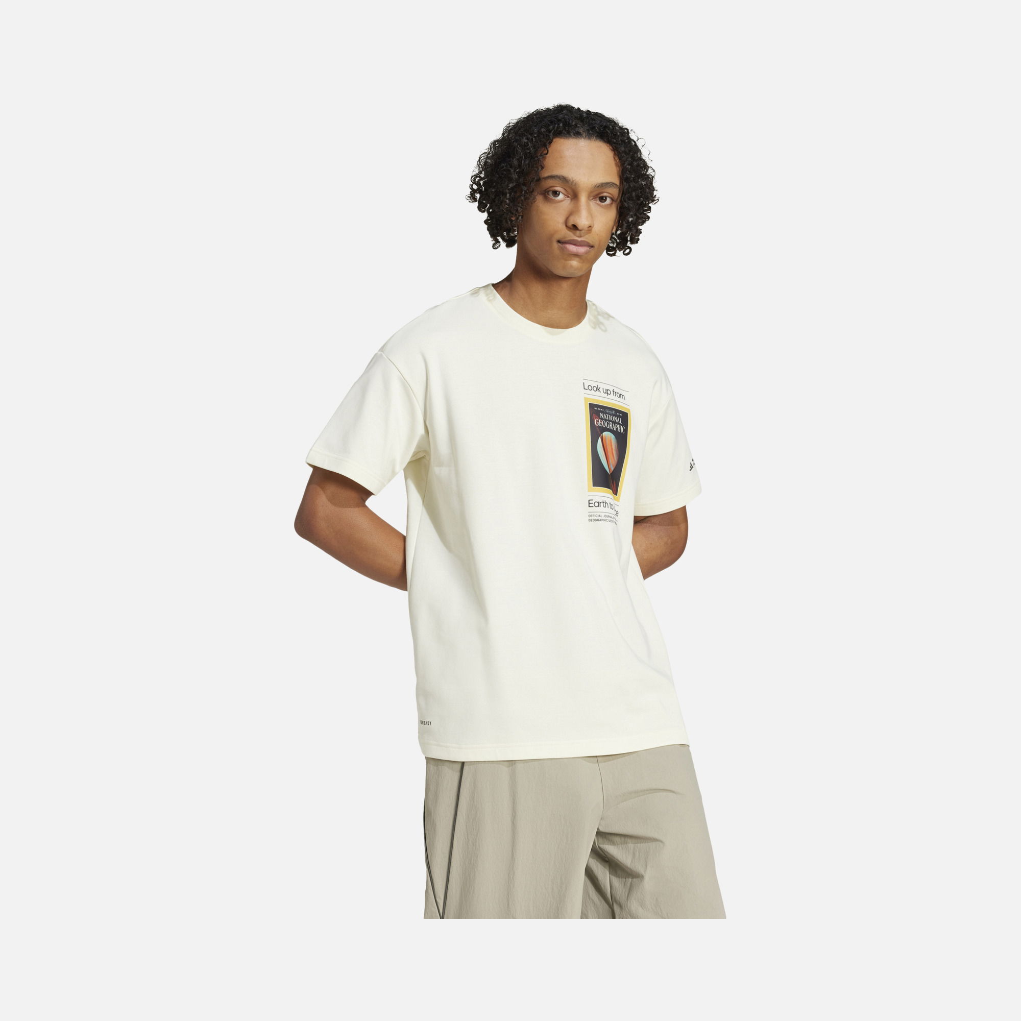 adidas Terrex Look Up From Earth ''National Geographic'' Hiking Short-Sleeve Erkek Tişört