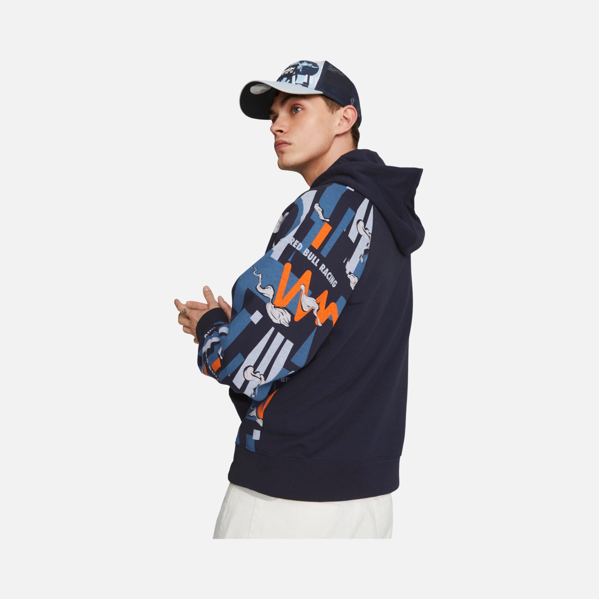 Puma Red Bull Racing Graphic AOP Hoodie Erkek Sweatshirt