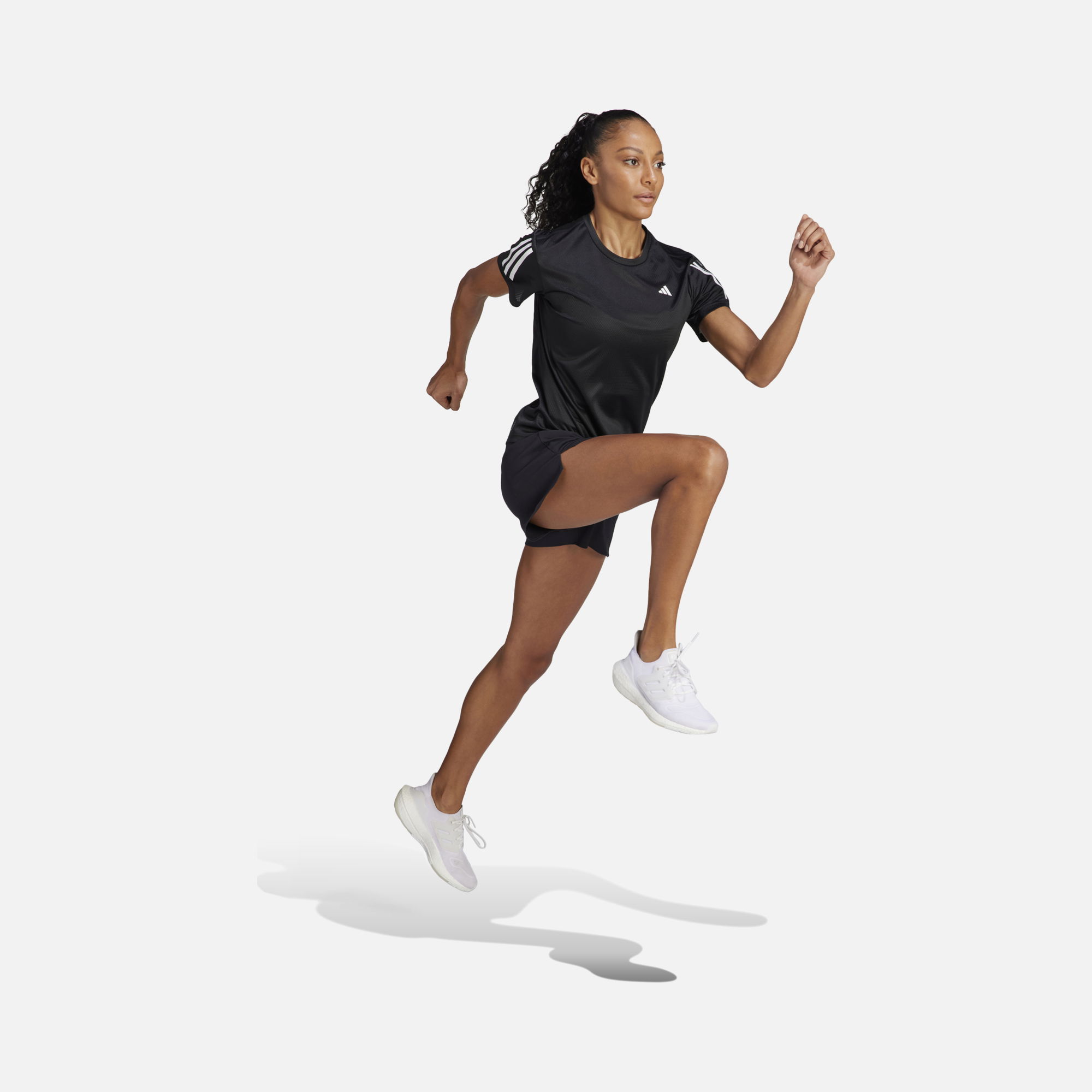 adidas Aeroready Own The 3-Stripes Running Short-Sleeve Kadın Tişört