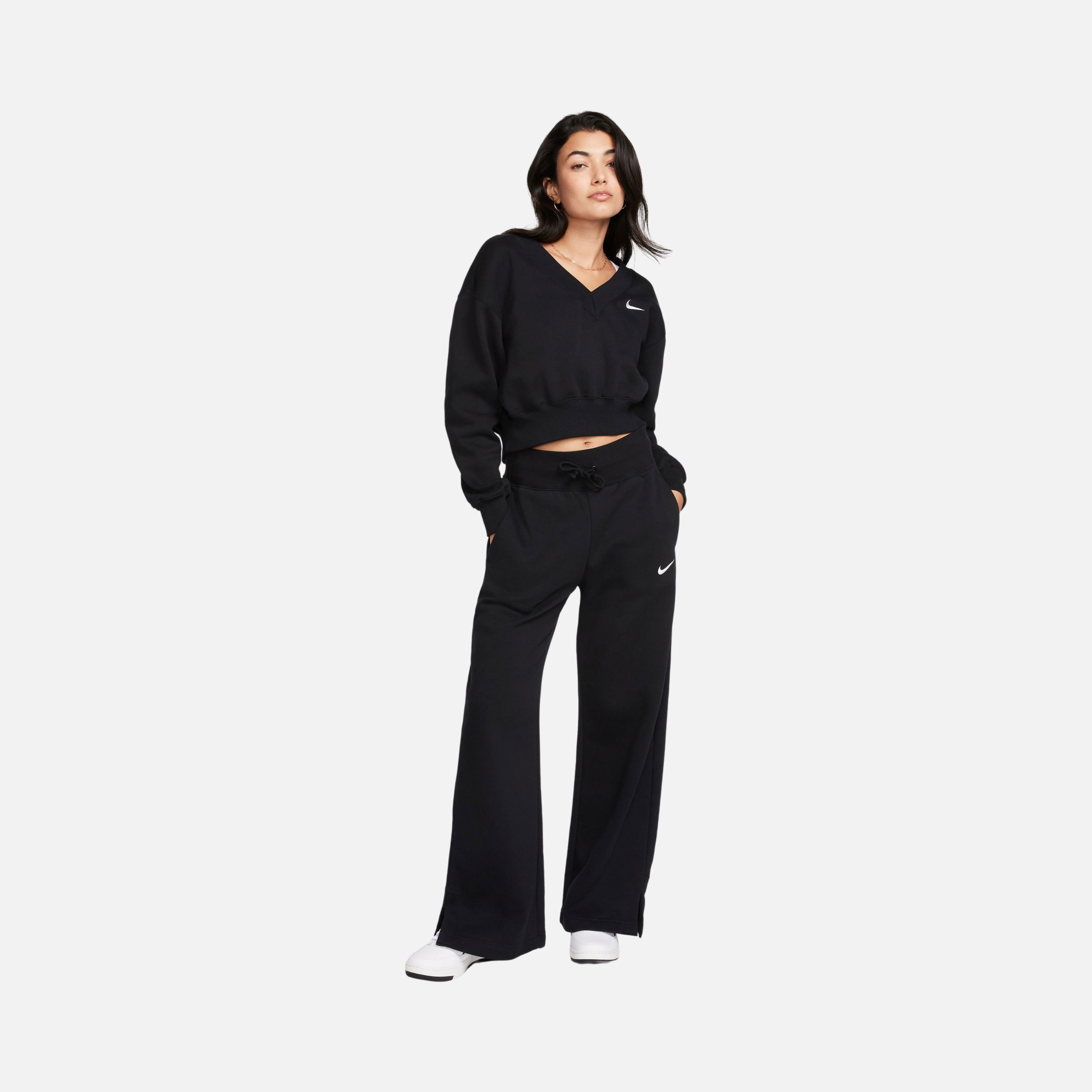 Nike Sportswear Phoenix Fleece Cropped V-Neck  Kadın Sweatshirt