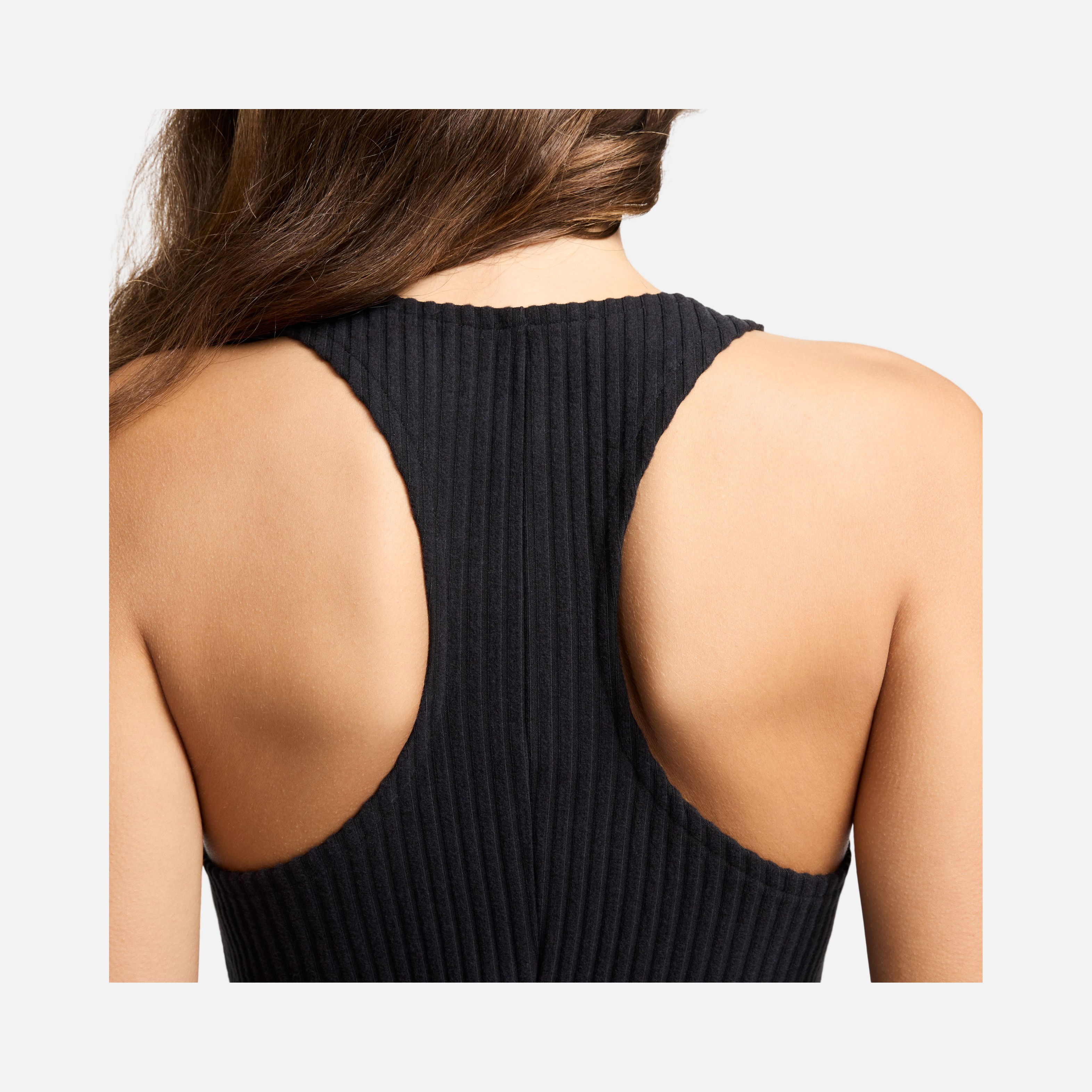 Nike Sportswear Slim Ribbed Midi Racerback Design Sleeveless Kadın Elbise