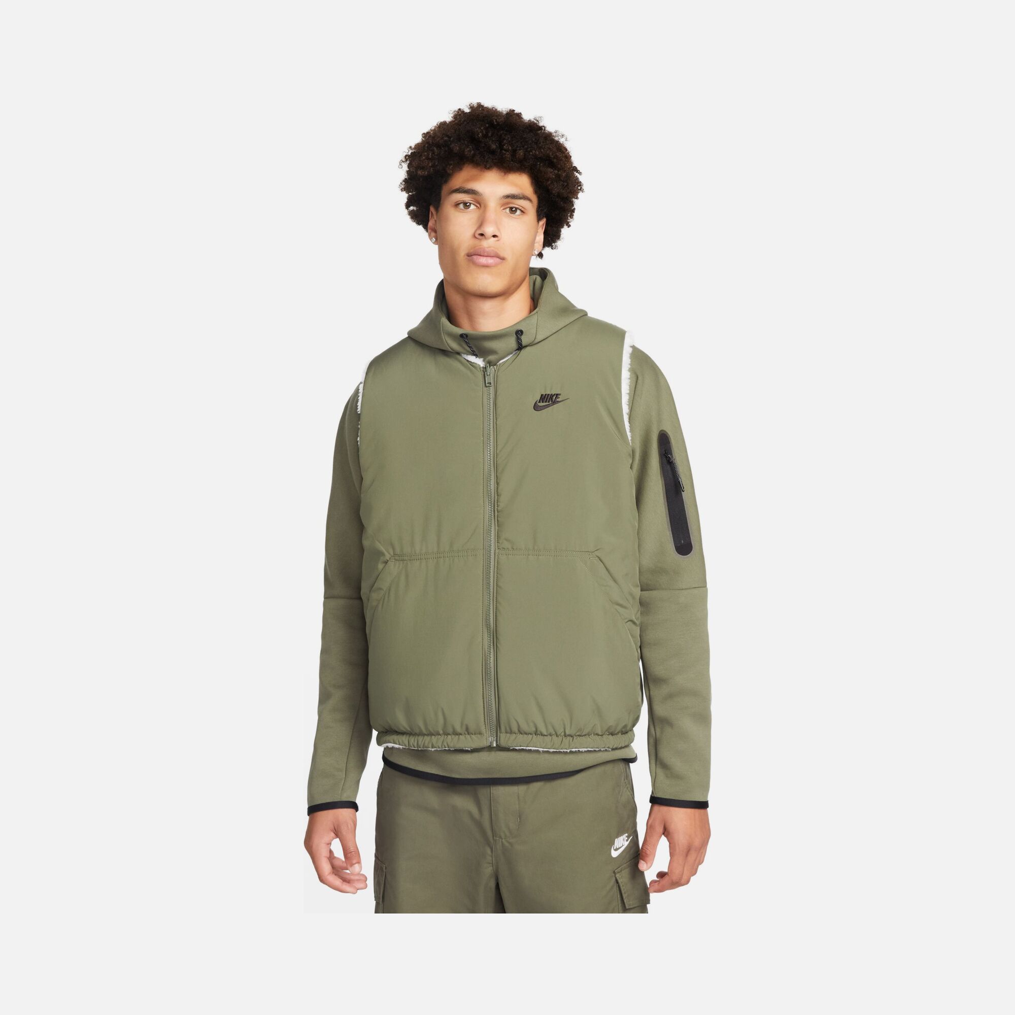 Nike Sporswear Club+ Fleece Winterized Reversible Full-Zip Erkek Yelek