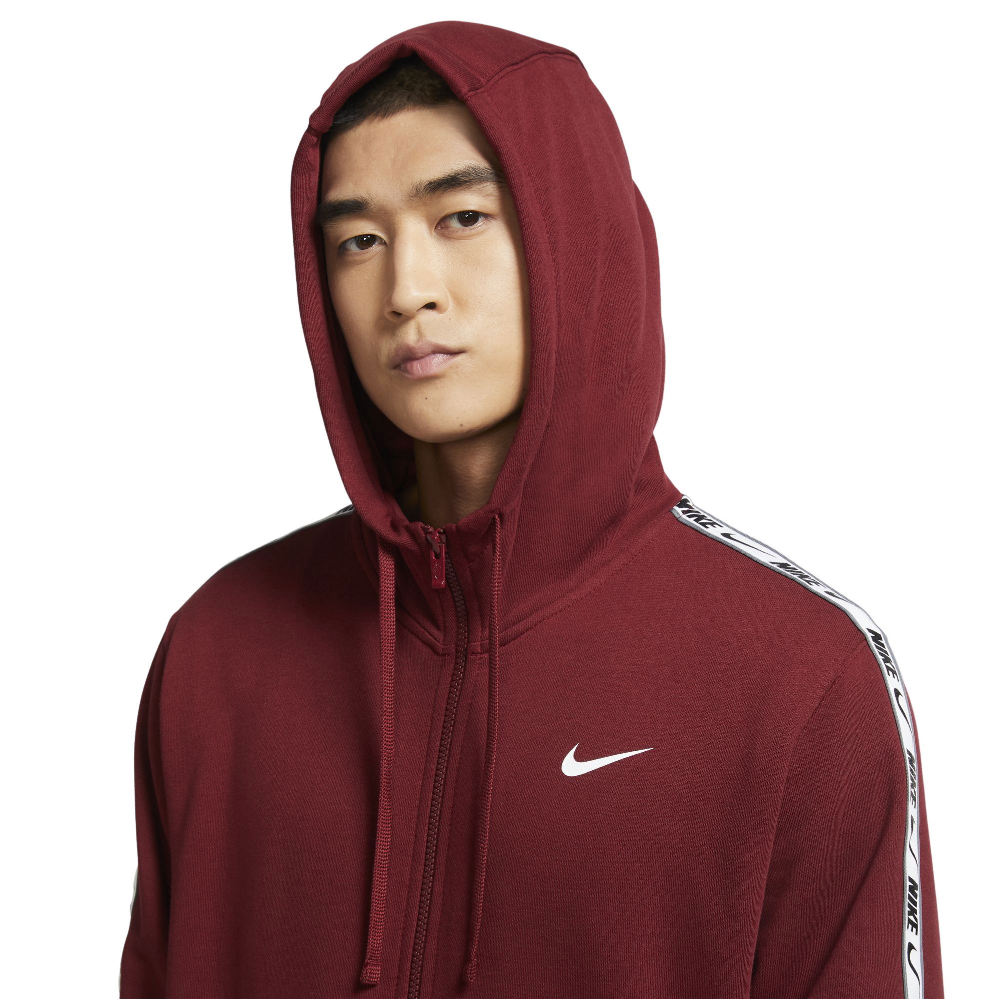 Nike Sportswear Repeat Full-Zip Training Hoodie Erkek Sweatshirt