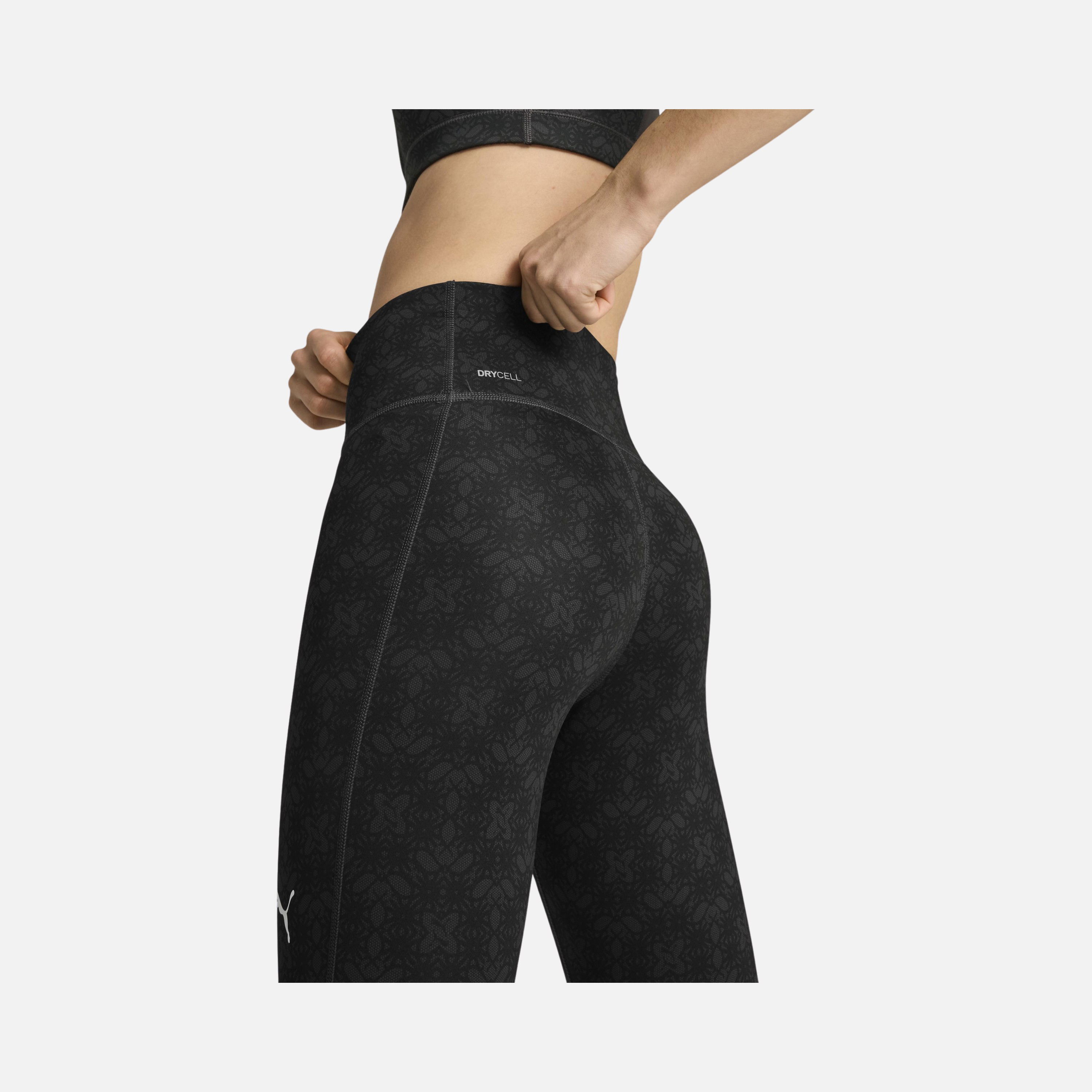 Puma DryCELL TAD Graphic 7/8 All Over Printed High-Waisted Gym & Training Kadın Tayt