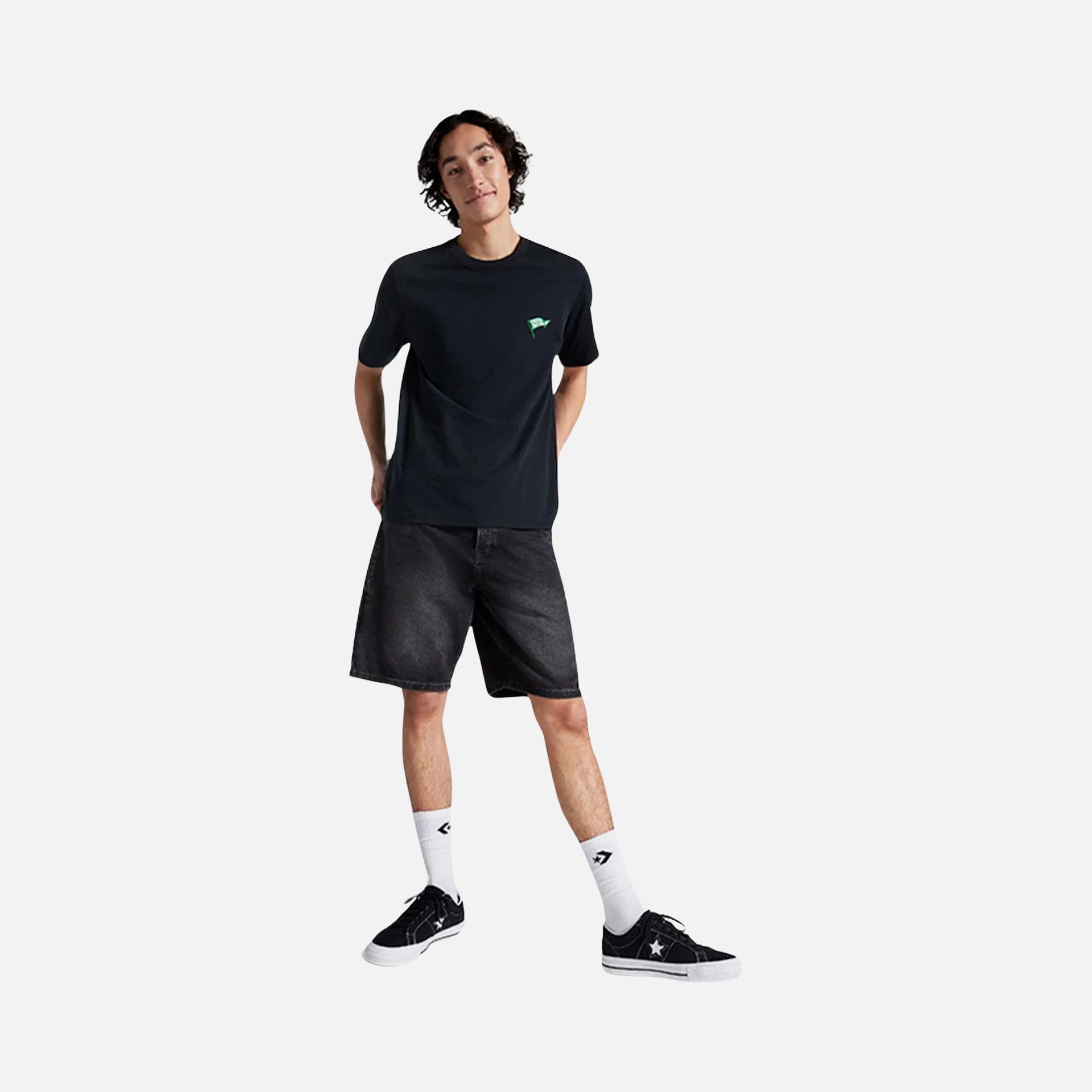 Converse Sportswear Retro Flag Short-Sleeve Erkek Tişört