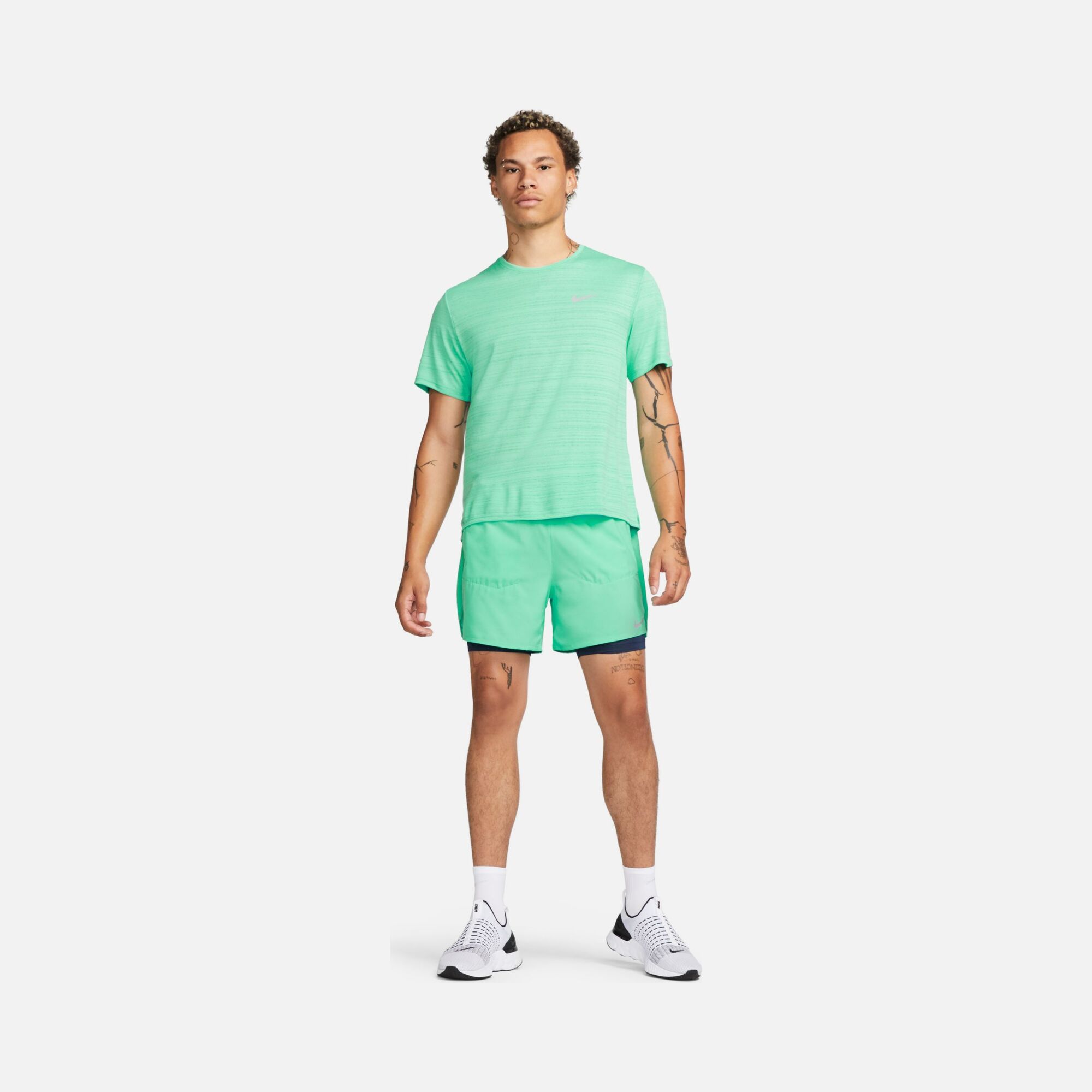 Nike Dri-Fit Stride Hybrid 13cm (approx.) 2-in-1 Running Erkek Şort