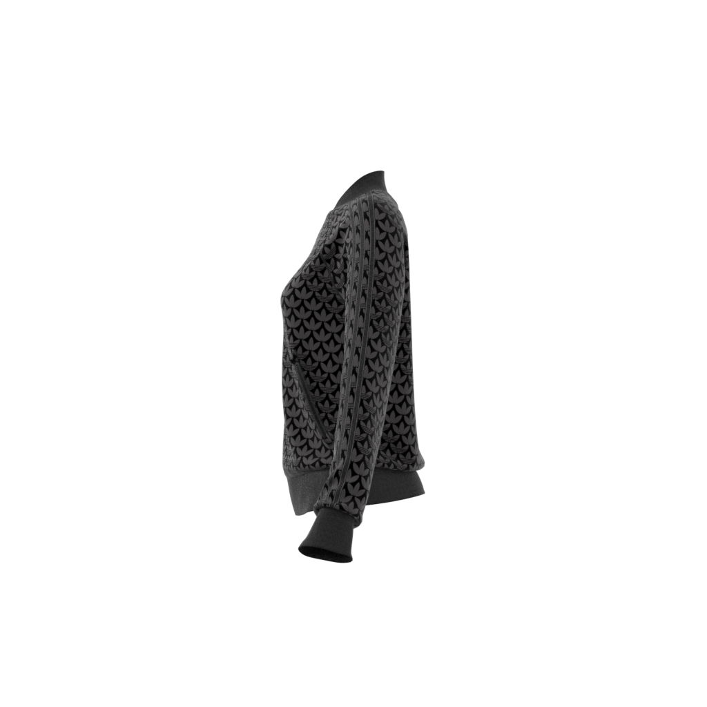 adidas Sportswear Trefoil Monogram SST 3-Stripes Full-Zip Hoodie Kadın Ceket