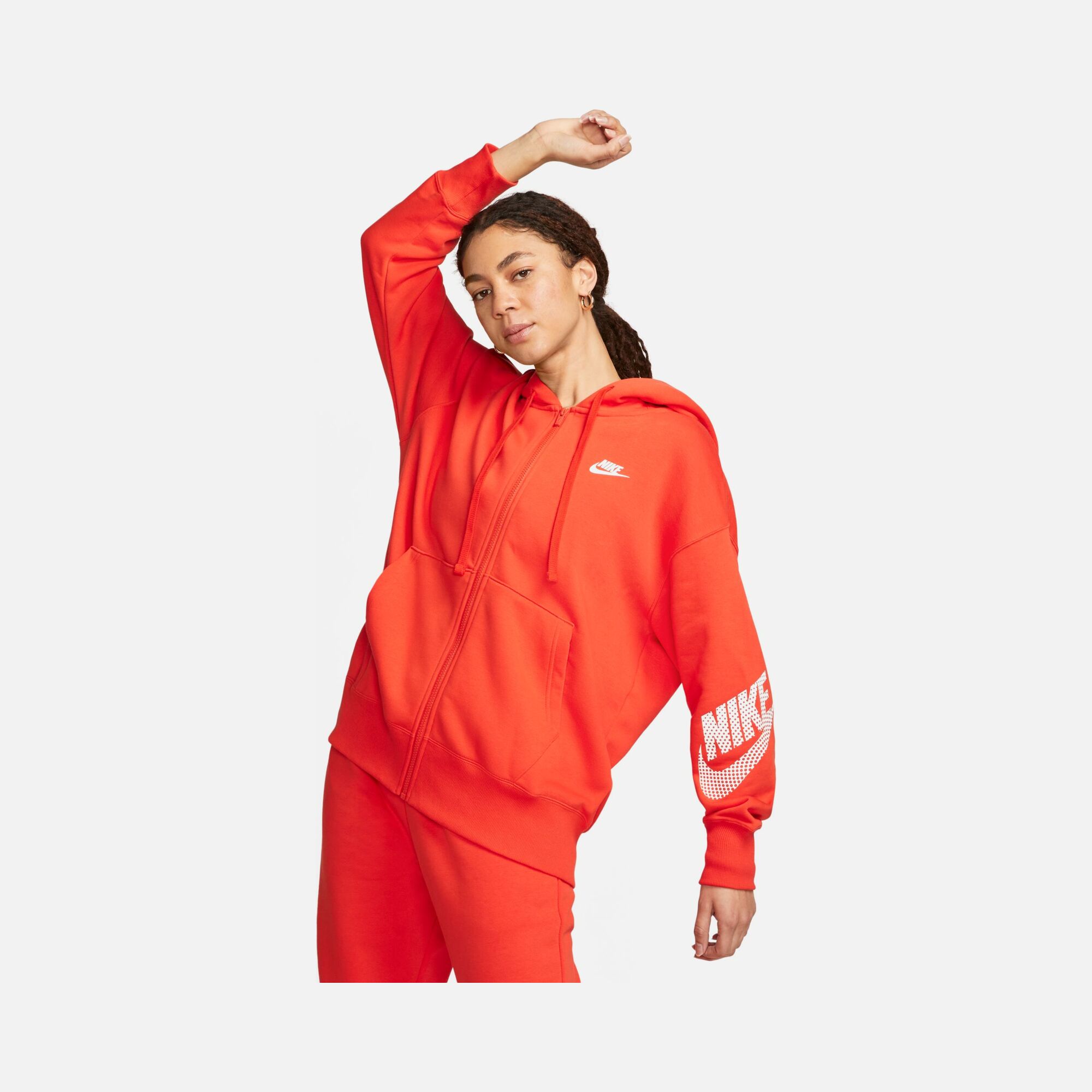 Nike Sportswear Gel-Dance Fleece Full-Zip Hoodie Kadın Sweatshirt