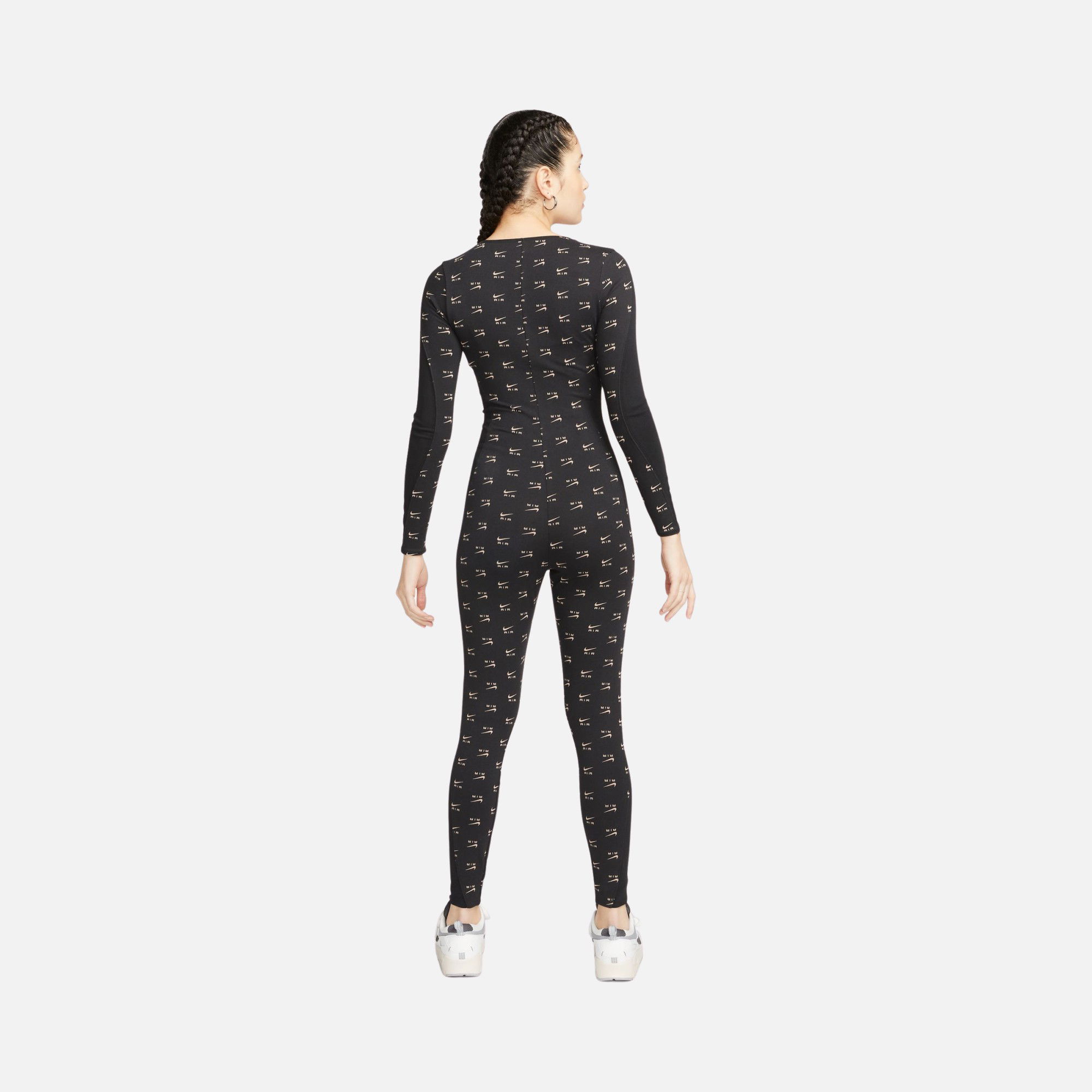 Nike Sportswear Air Printed Full-Zip Long-Sleeve Kadın Tulum