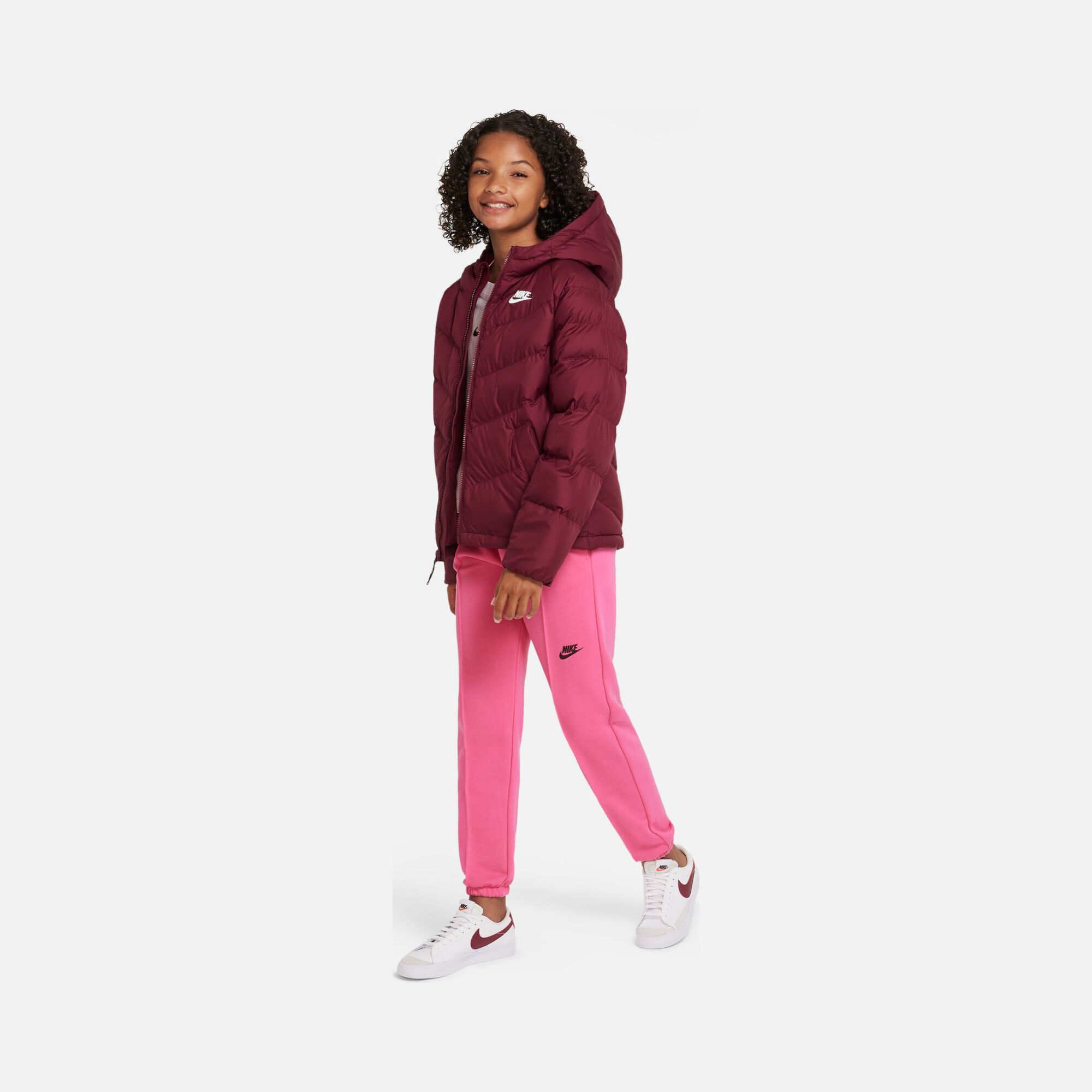 Nike Sportswear Synthetic-Fill FW22 Full-Zip Hoodie Çocuk Mont