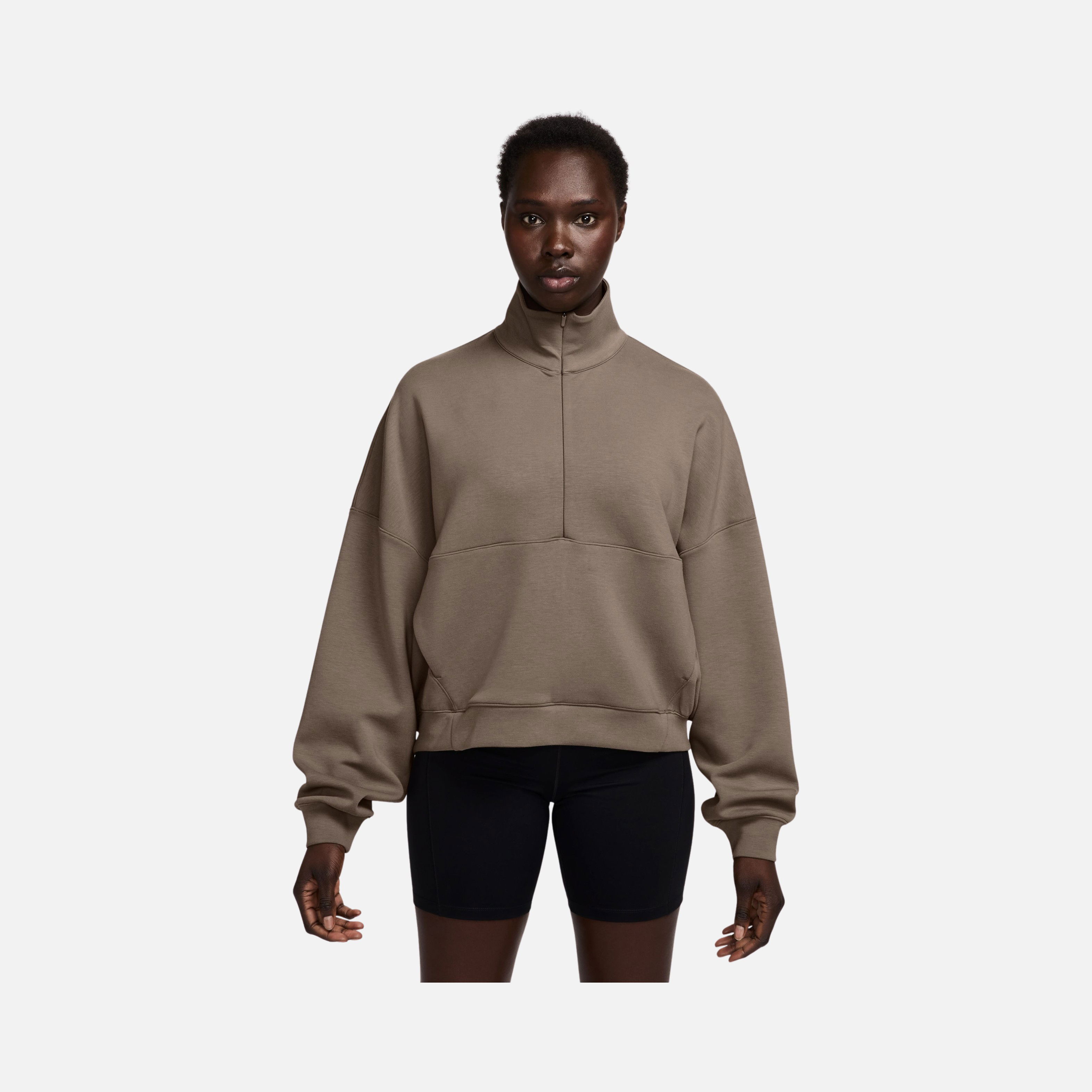 Nike 24.7 Dri-Fit Half-Zip Soft Knit Training Kadın Sweatshirt