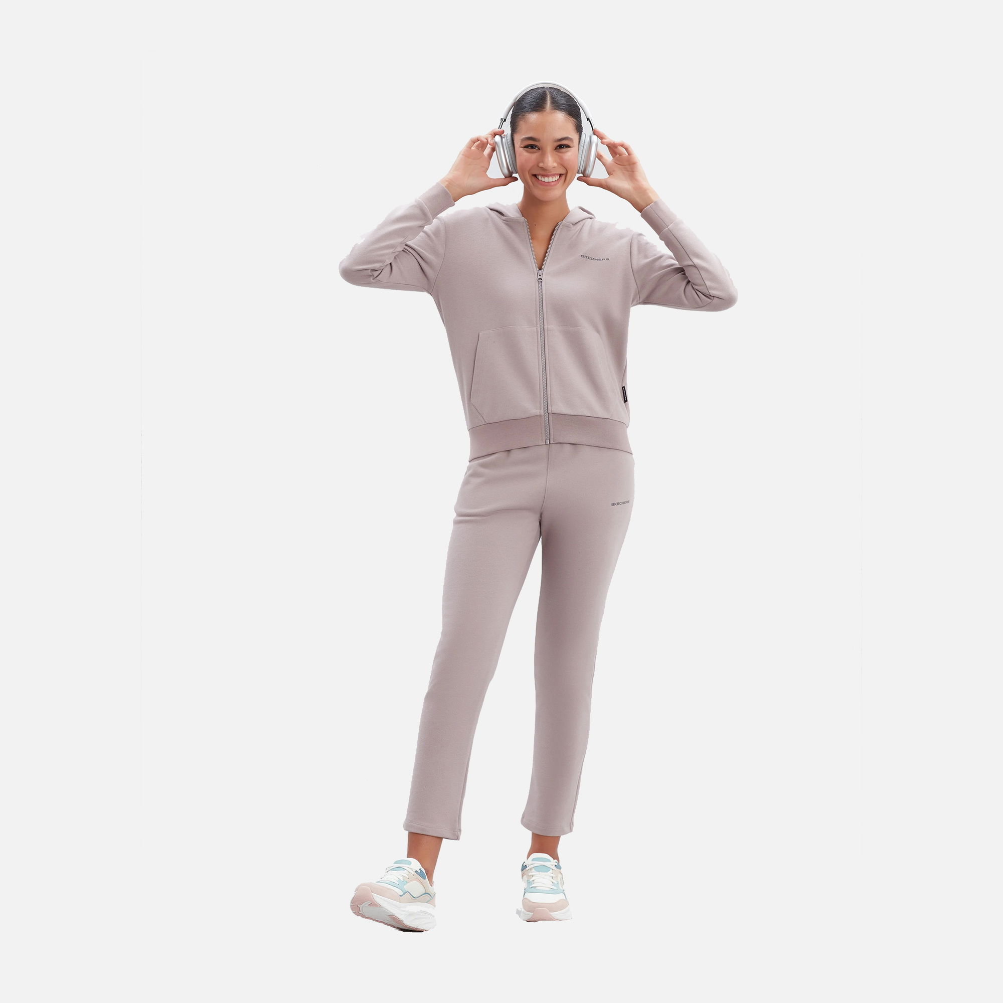 Skechers Sportswear New Basics Full-Zip Hoodie Kadın Sweatshirt