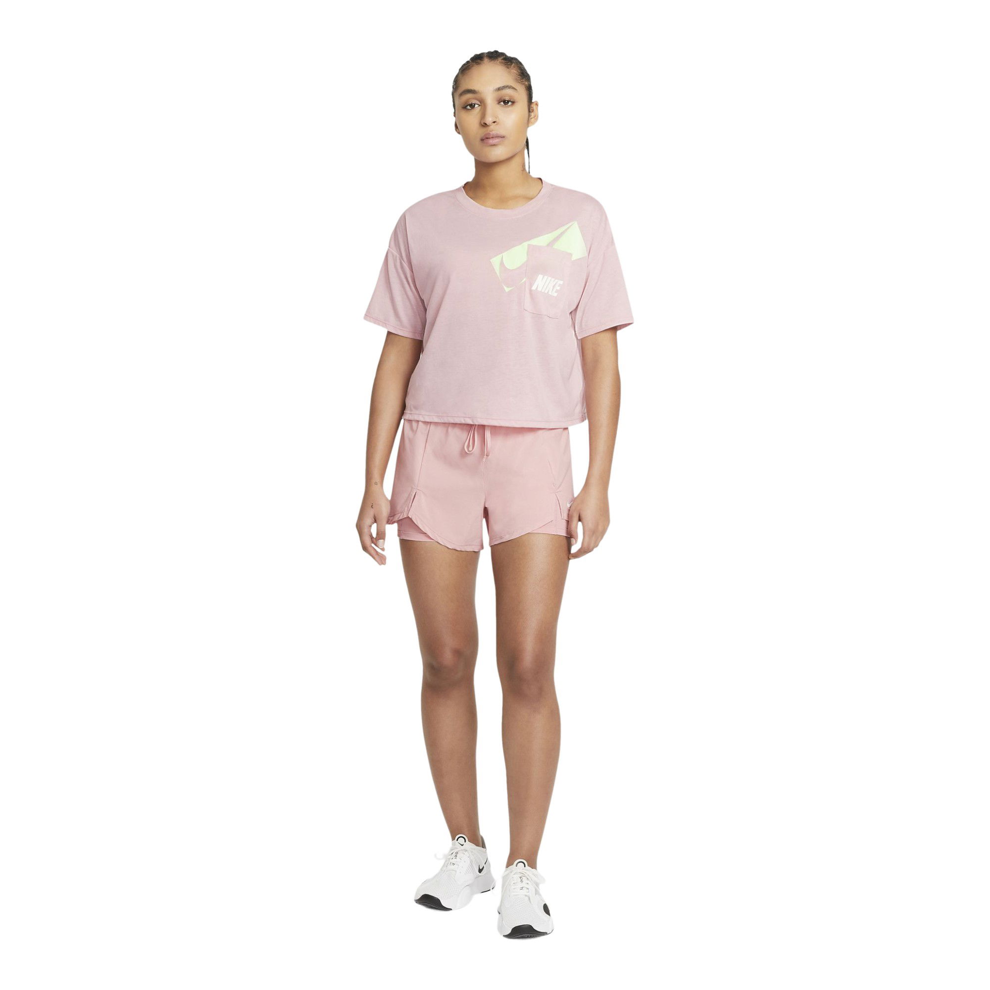 Nike Dri-Fit Graphic Training Crop Top Kadın Tişört