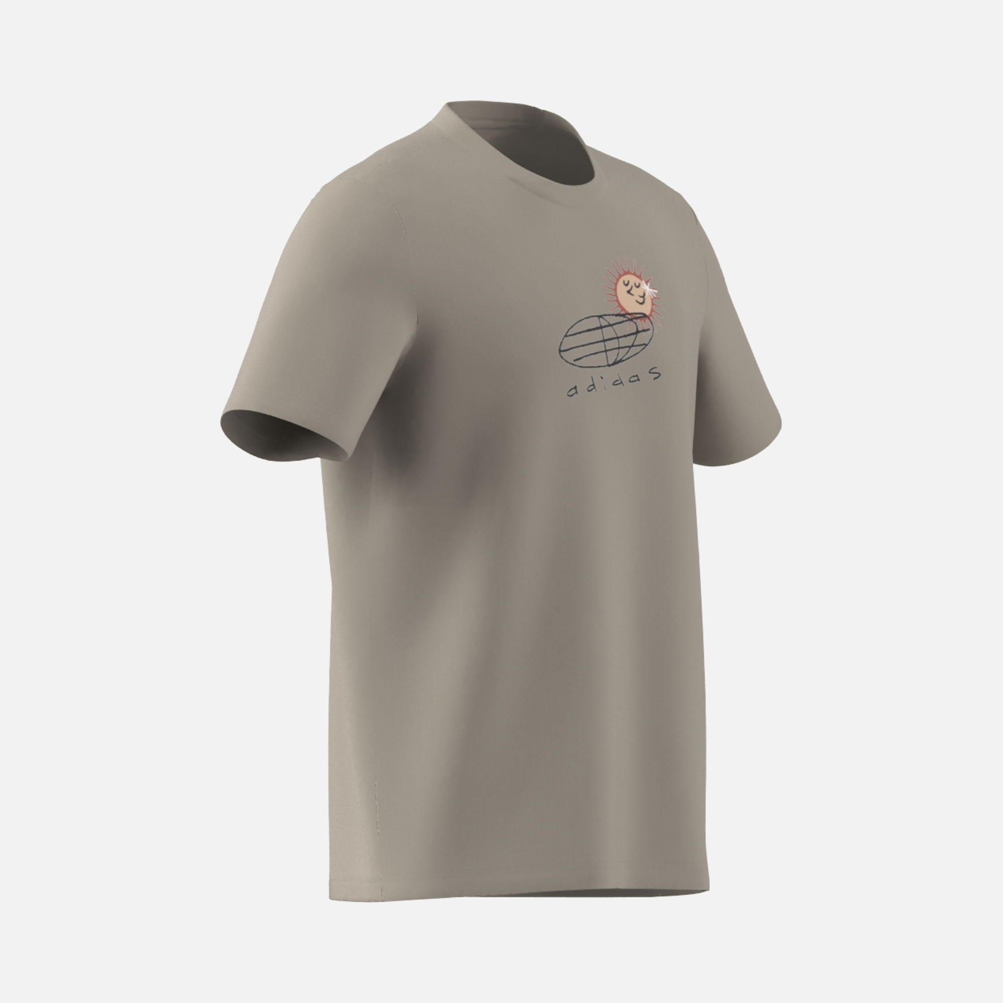 adidas Sportswear Elevated Doodle Puff Graphic Short-Sleeve Erkek Tişört