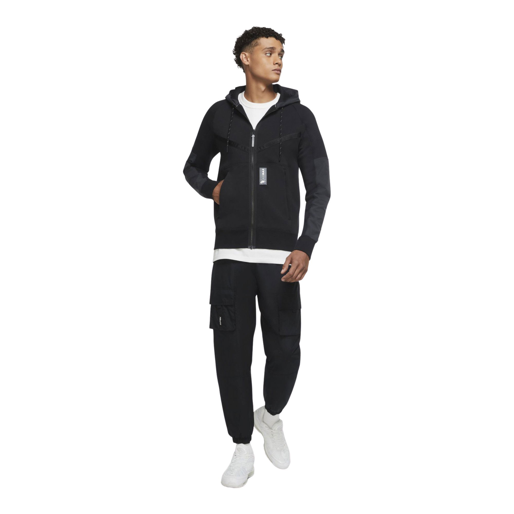 Nike Sportswear Air Max Full-Zip Fleece Hoodie Erkek Sweatshirt