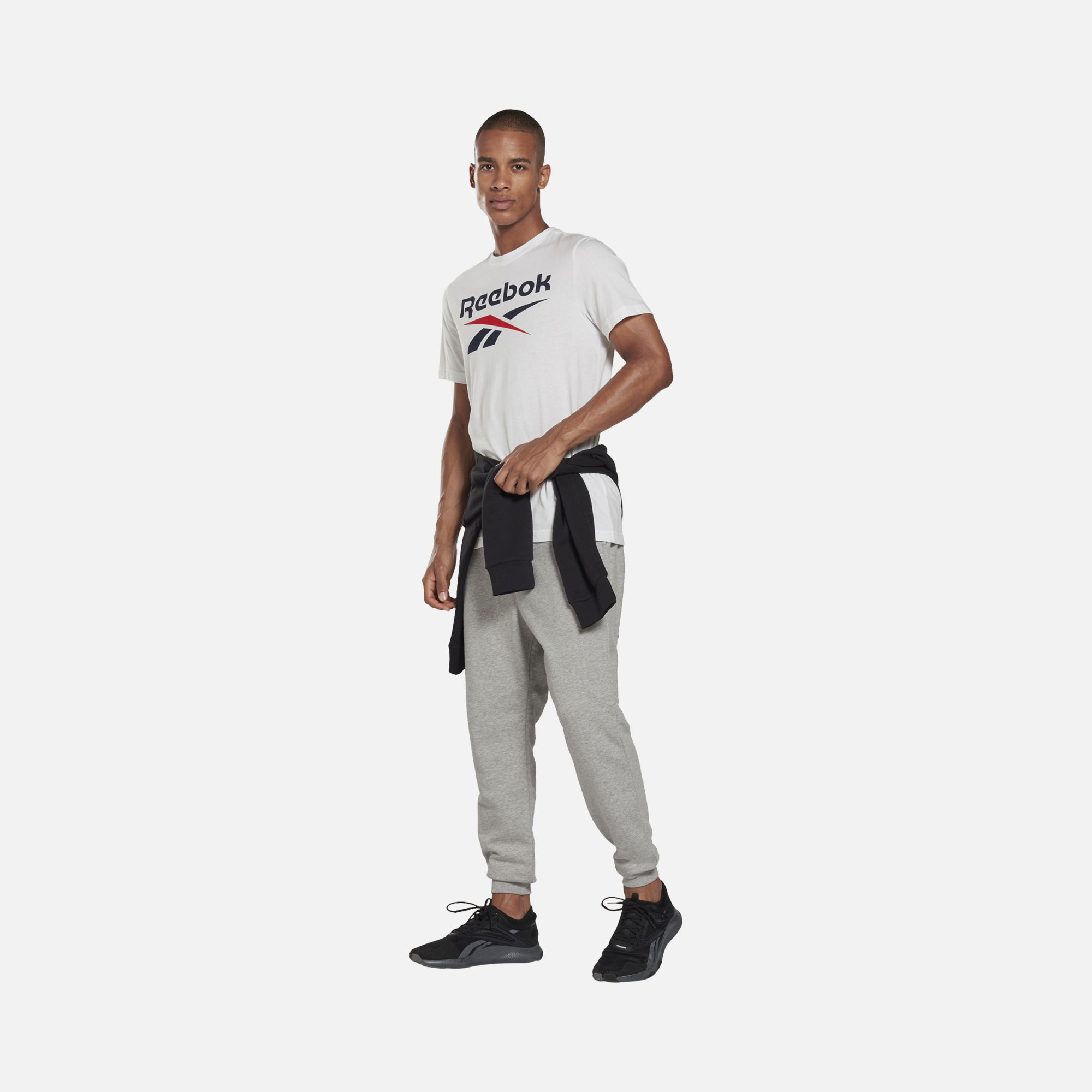 Reebok Graphic Series Stacked Short-Sleeve Erkek Tişört