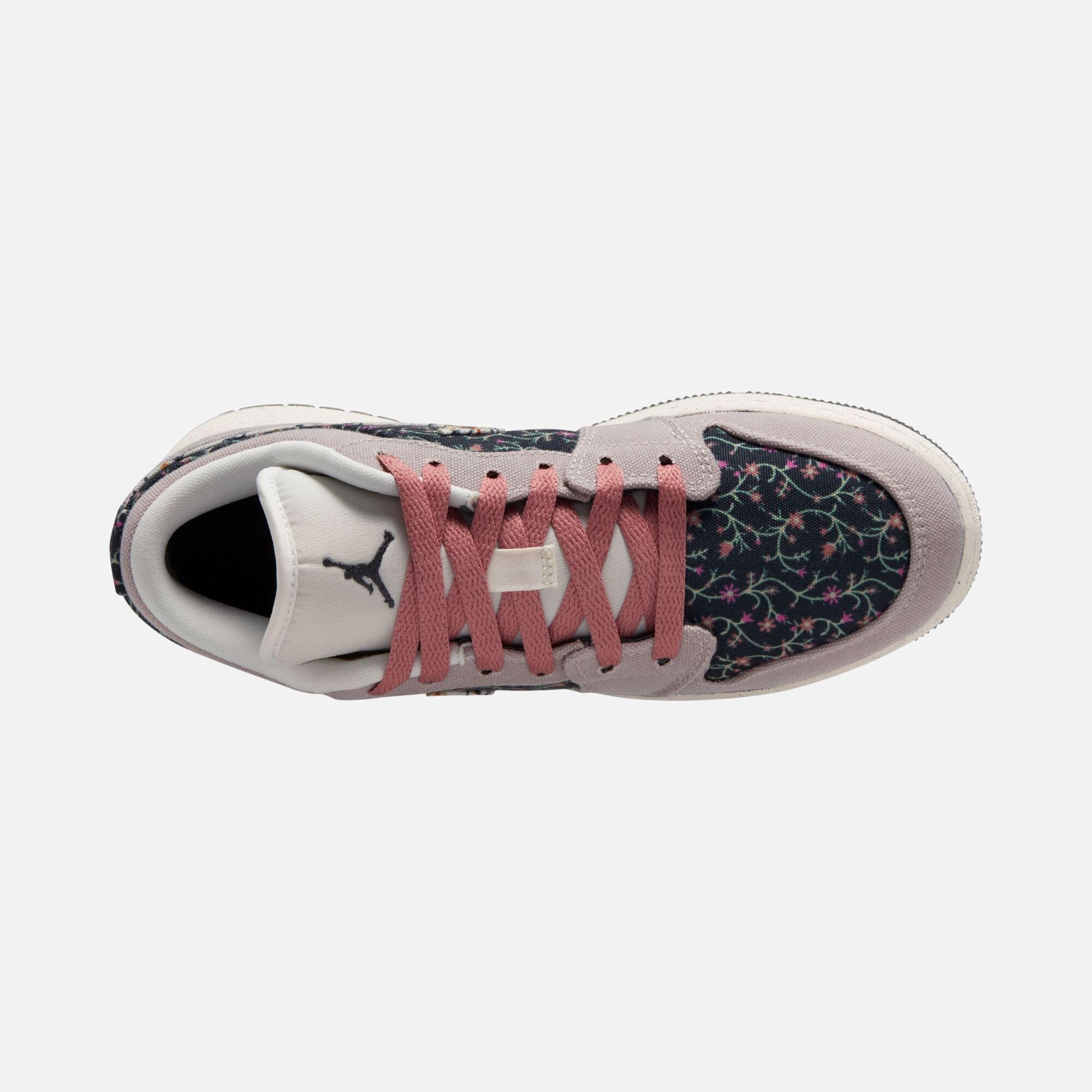 Nike Air Jordan 1 Low SE ''Floral Canvas Details'' (GS) Spor Ayakkabı