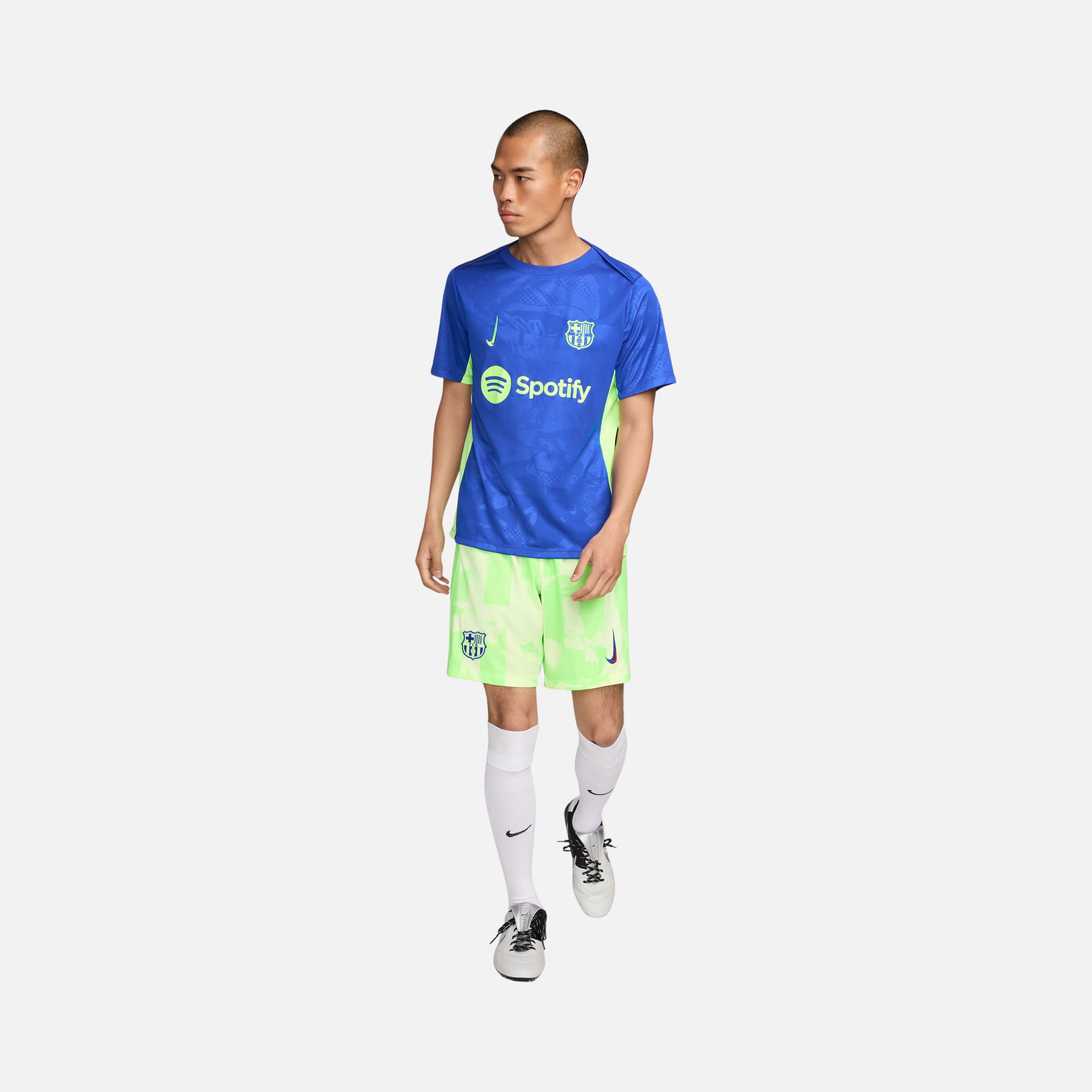 Nike FC Barcelona Academy Pro Home Dri-Fit Football Pre-Match Short-Sleeve Erkek Tişört
