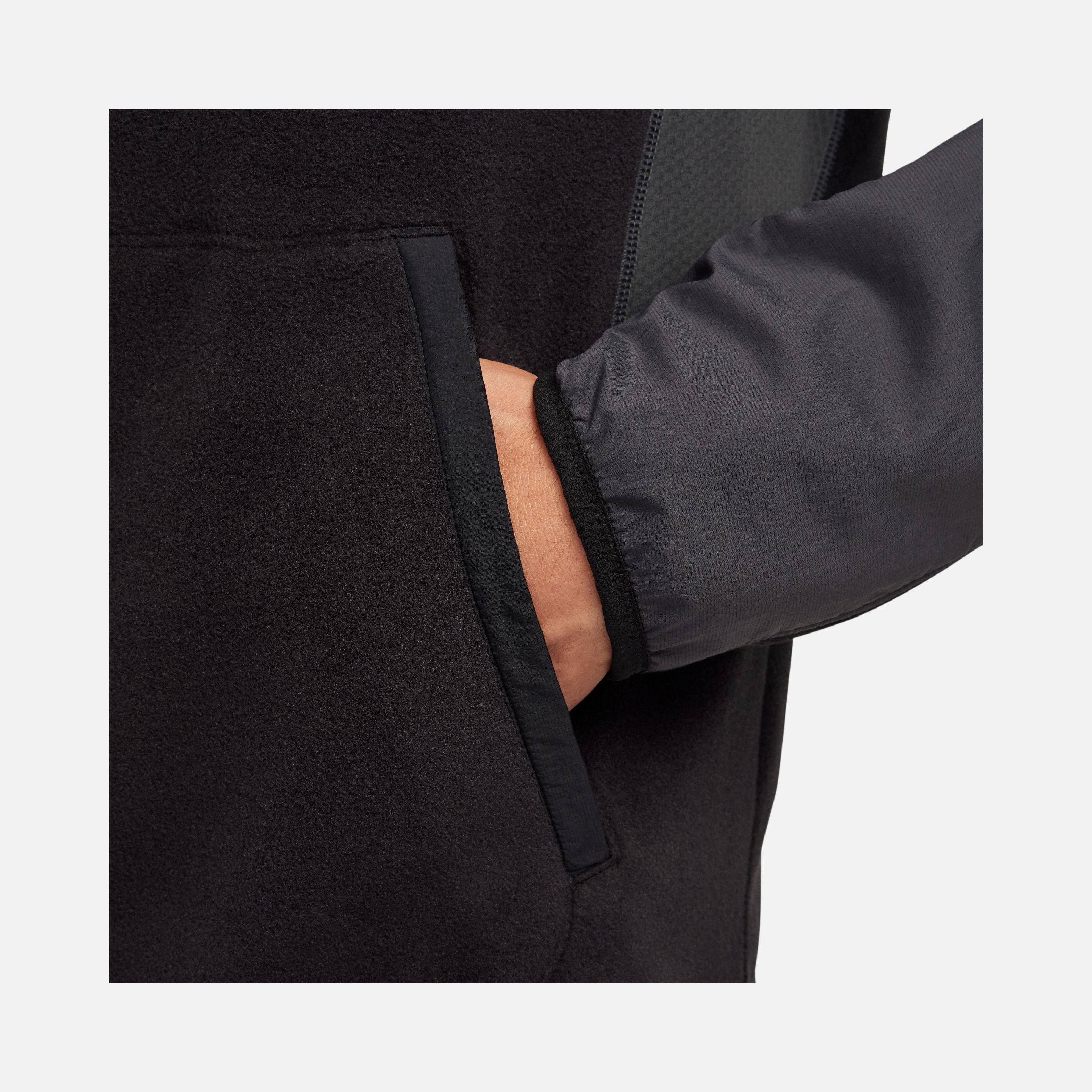 Nike Trail Polartec® 1/4-Zip Fleece Running Long-Sleeve Erkek Tişört