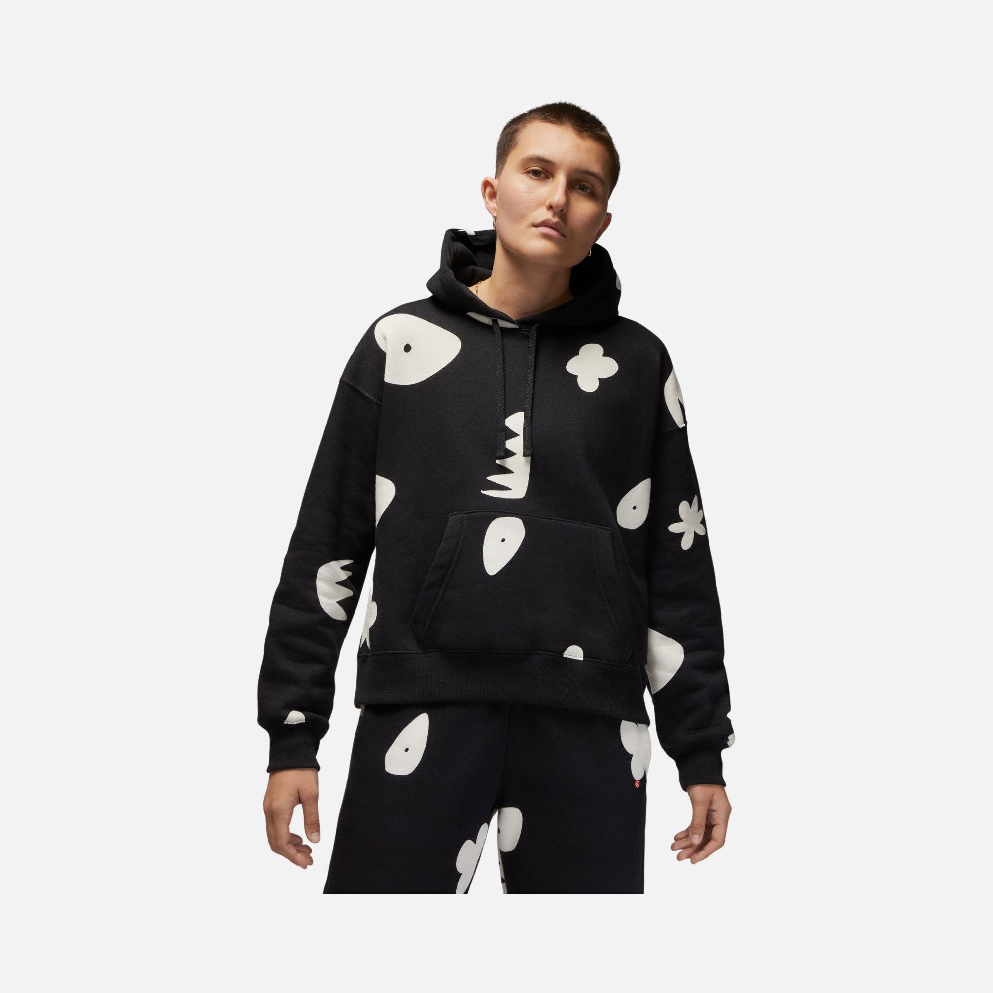 Nike Jordan Brooklyn Artist Series Fleece Pullover Hoodie Kadın Sweatshirt