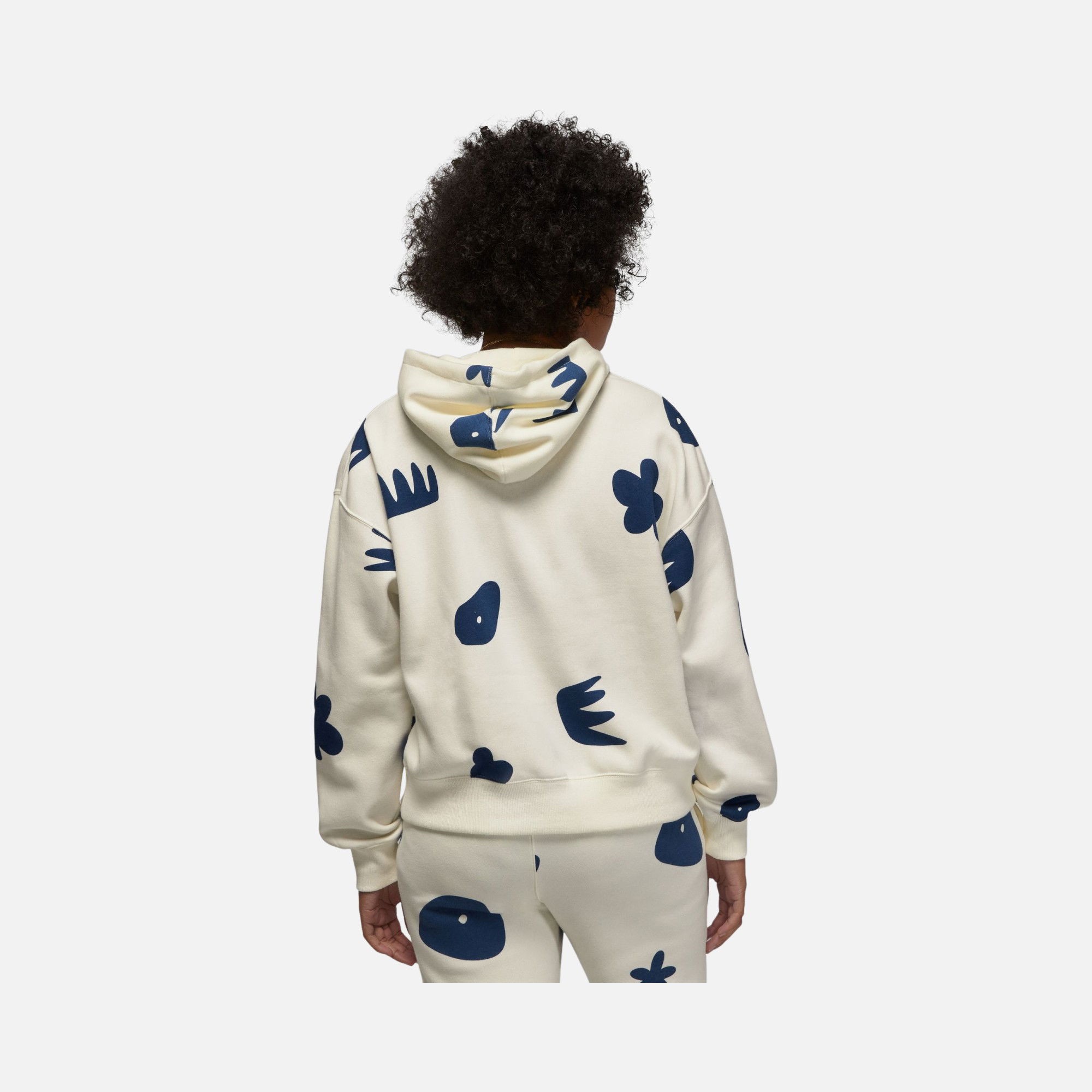 Nike Jordan Brooklyn Artist Series Fleece Pullover Hoodie Kadın Sweatshirt