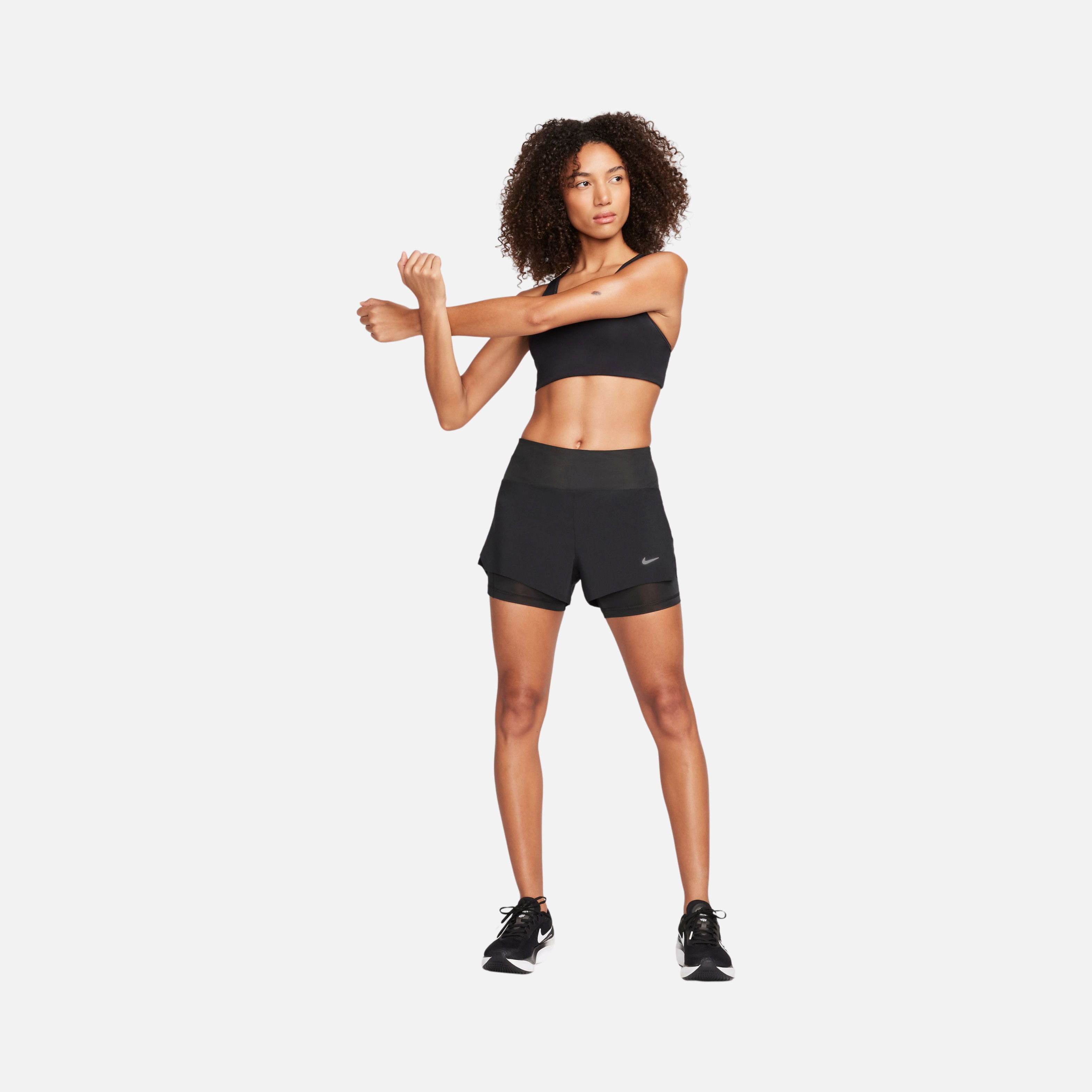 Nike Dri-Fit Swift Mid-Rise 8cm (approx.) 2-in-1 Running Kadın Şort