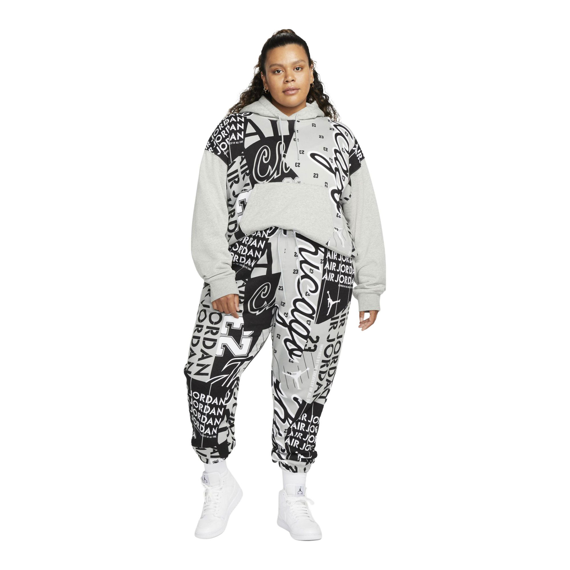Nike Jordan Fleece All-over Printed Kadın Eşofman Altı