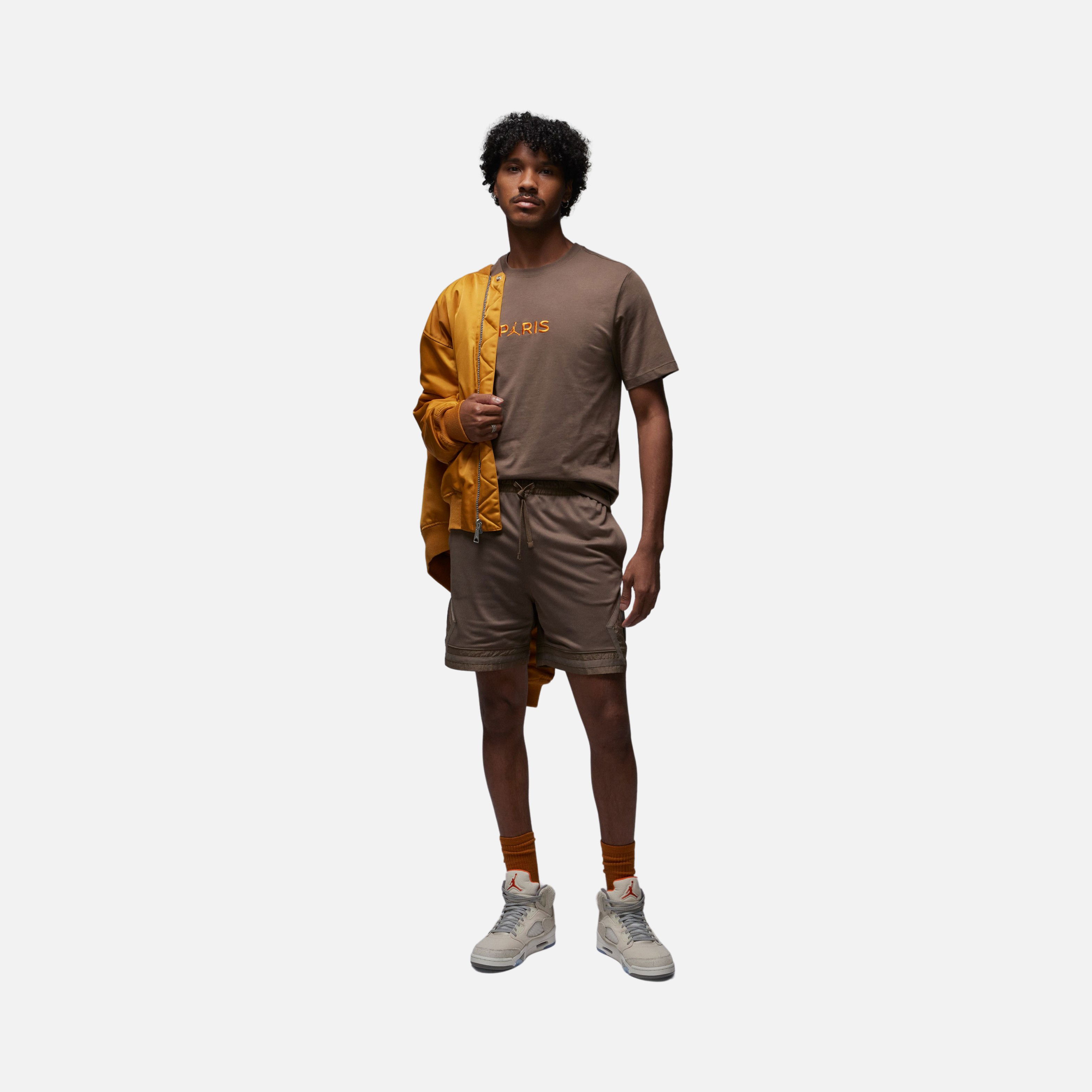 Nike Jordan Paris Saint-Germain Wordmark Graphic Short-Sleeve Erkek Tişört