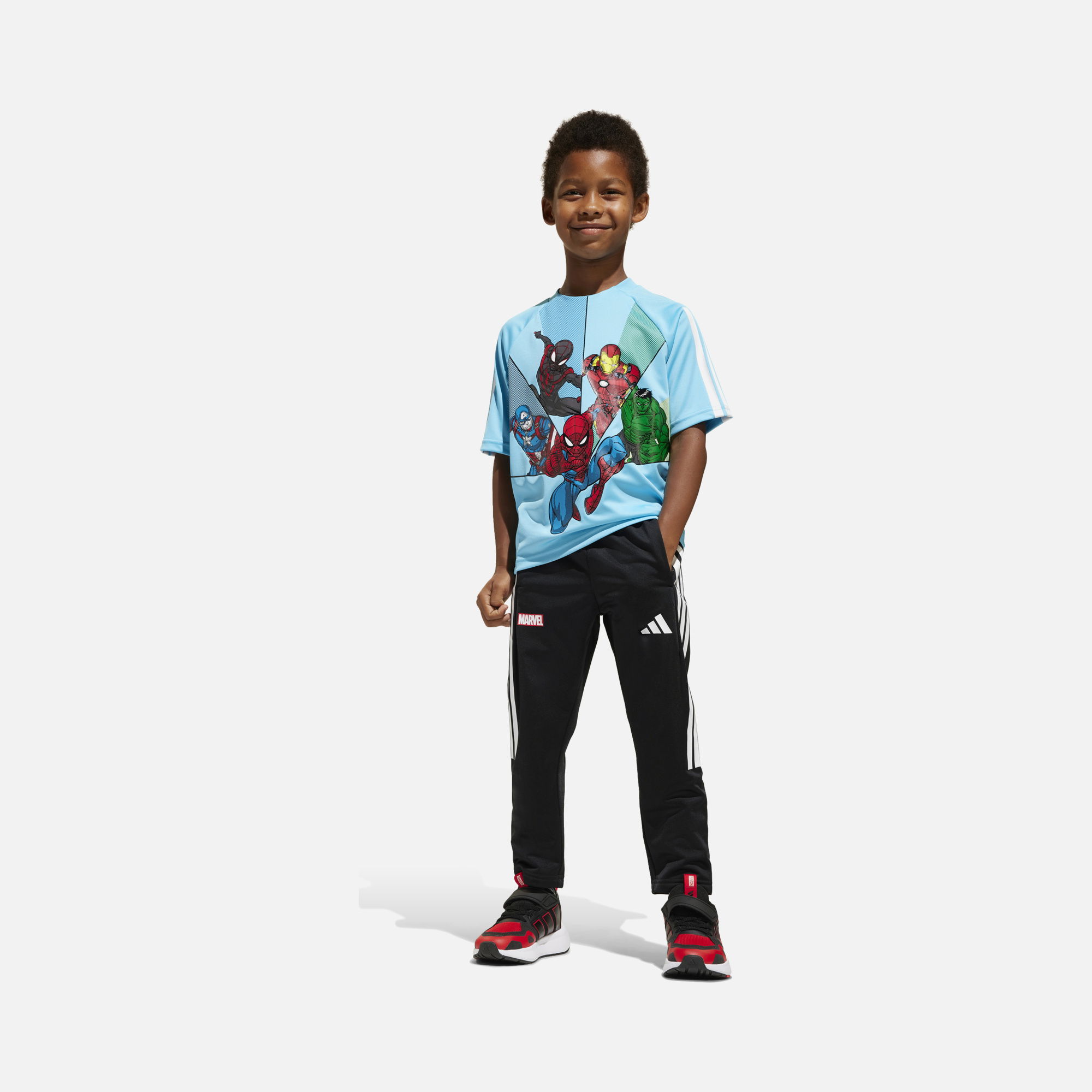 adidas Climacool Sportswear x Marvel Spider-Man Graphics Short-Sleeve Çocuk Tişört