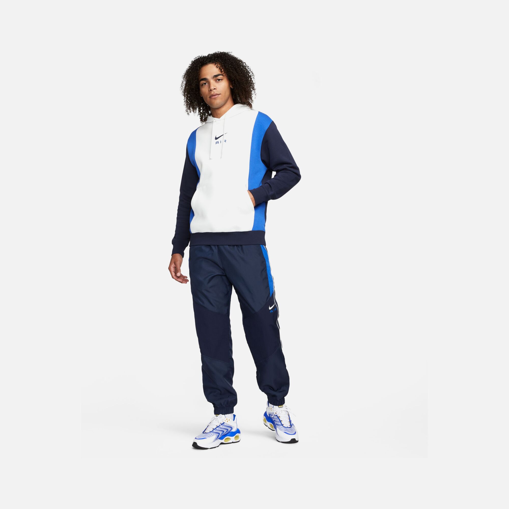 Nike Sportswear Swoosh Air Fleece Pullover Hoodie Erkek Sweatshirt
