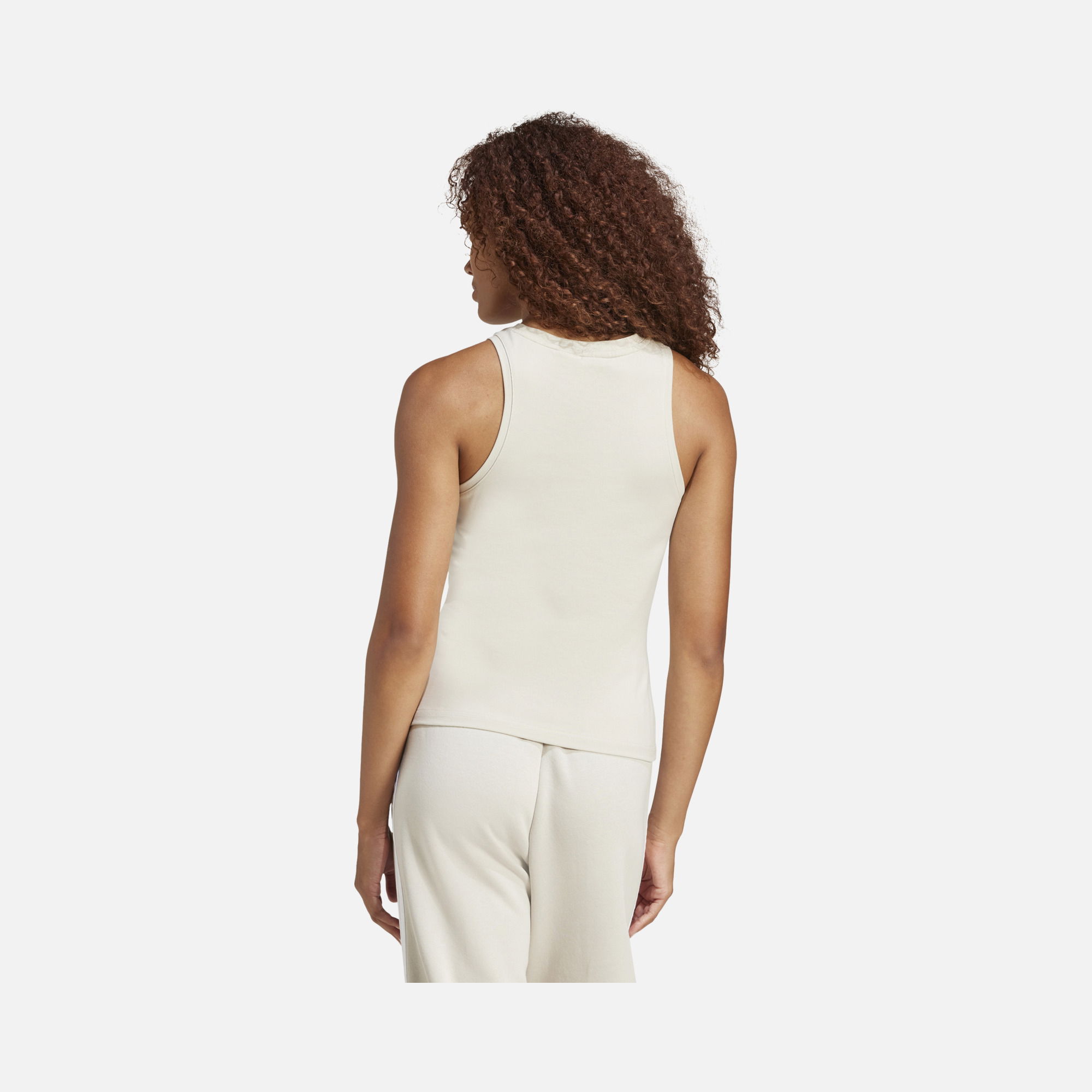 adidas Sportswear Essentials Linear Slim Cotton Crew Neck Kadın Atlet