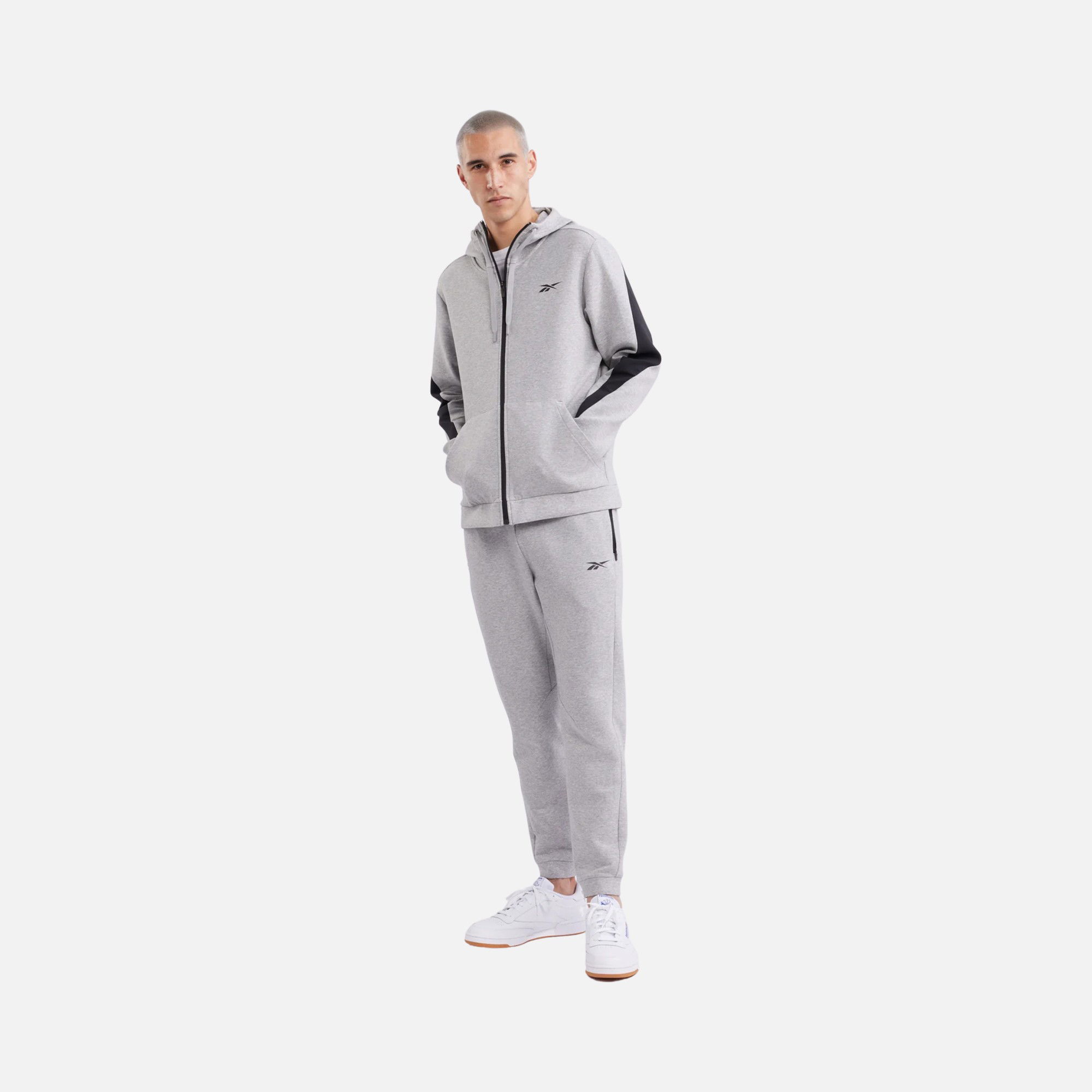 Reebok Sportswear Dreamblend Full-Zip Hoodie Erkek Sweatshirt