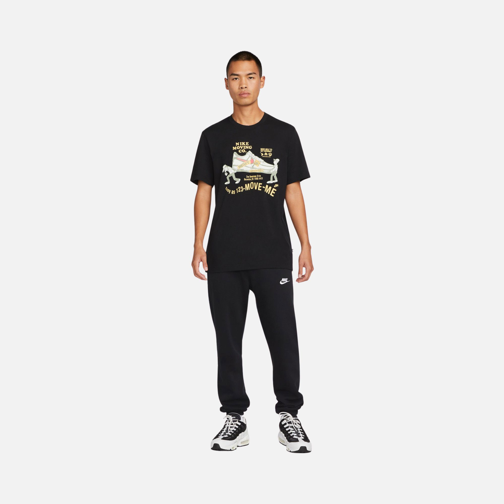 Nike Sportswear ''Easy 123-Move-Me Graphic'' Short-Sleeve Erkek Tişört