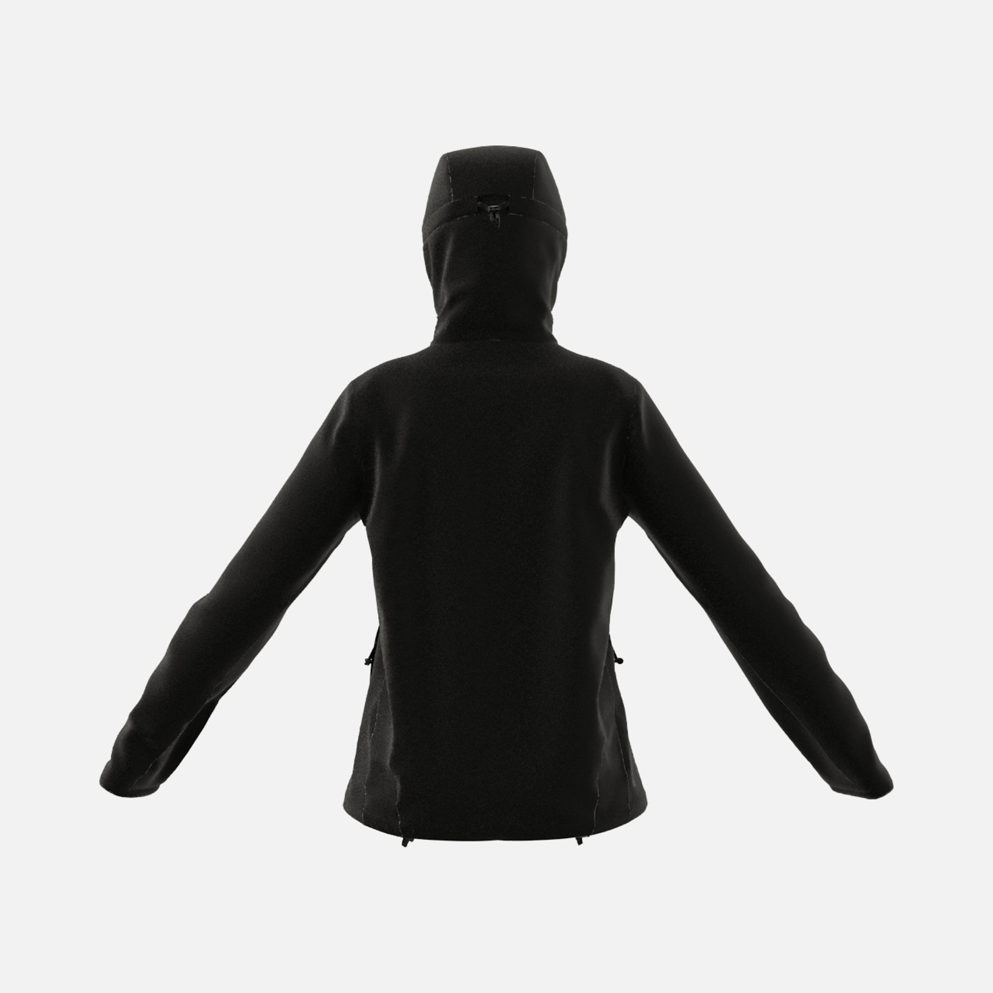 adidas Own the Run 3-Stripes Hooded Running Windbreaker Kadın Ceket
