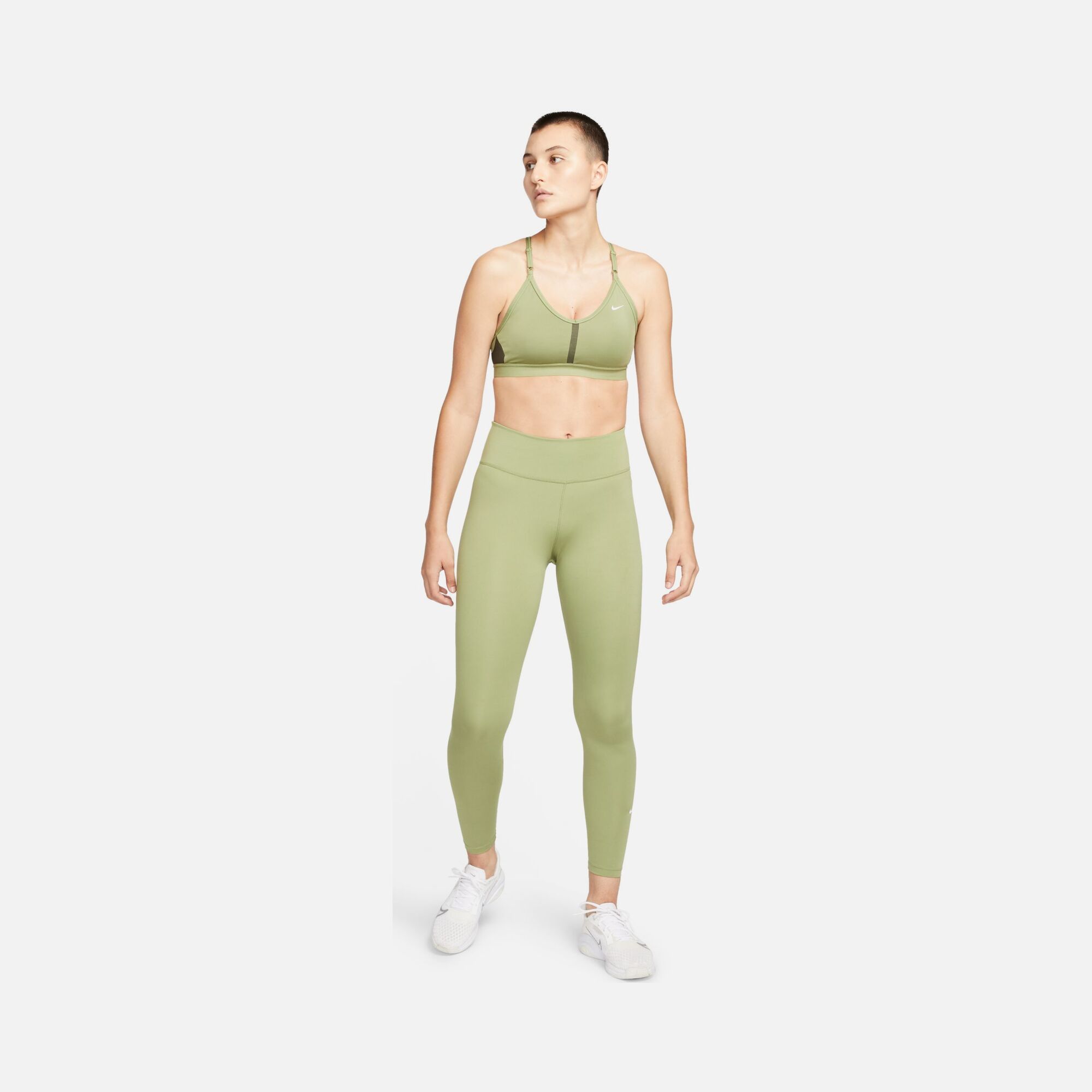 Nike Dri-Fit Indy V Neck Light-Support Sports Training Kadın Bra