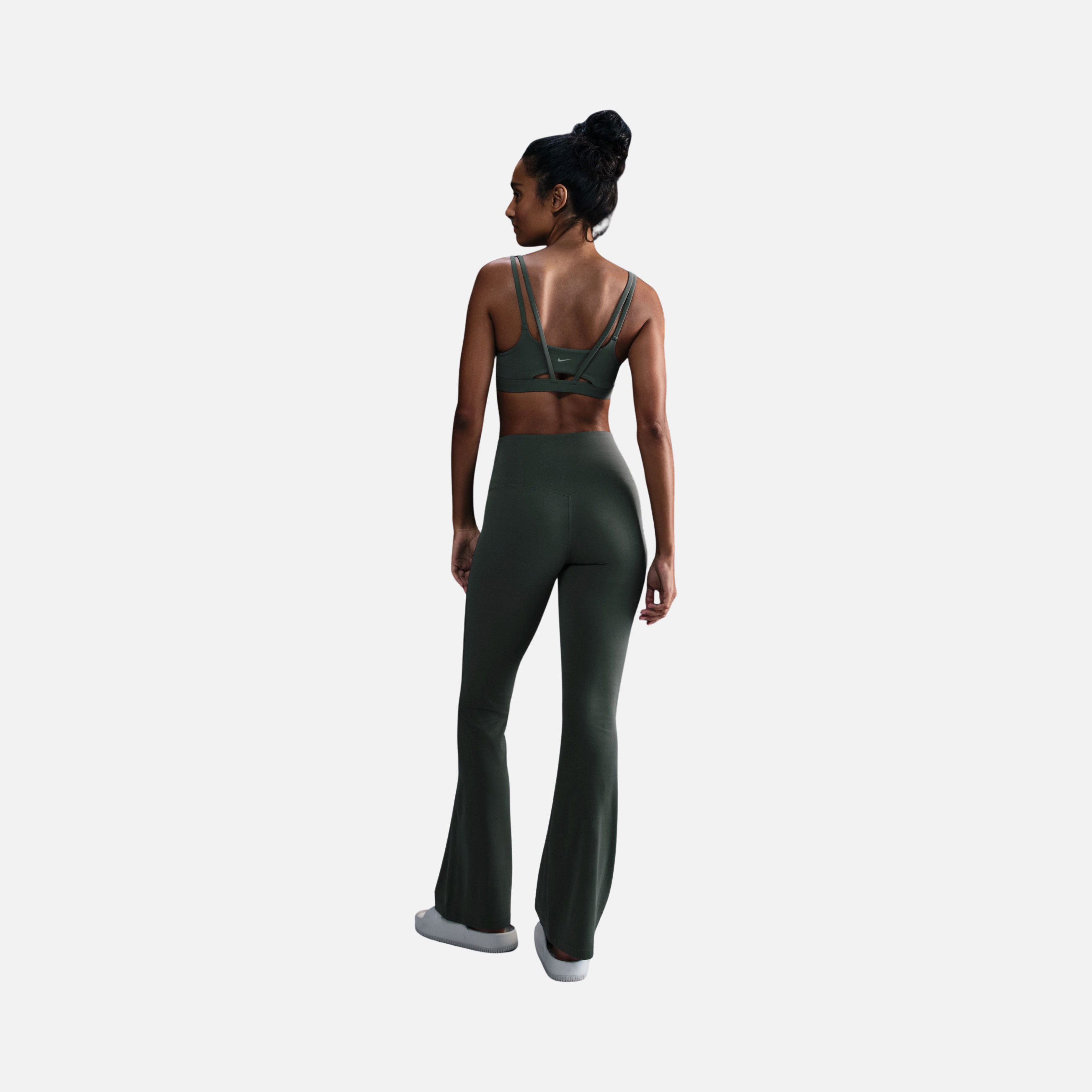 Nike Dri-Fit Zenvy High-Waisted Flared Leg Training Kadın Tayt