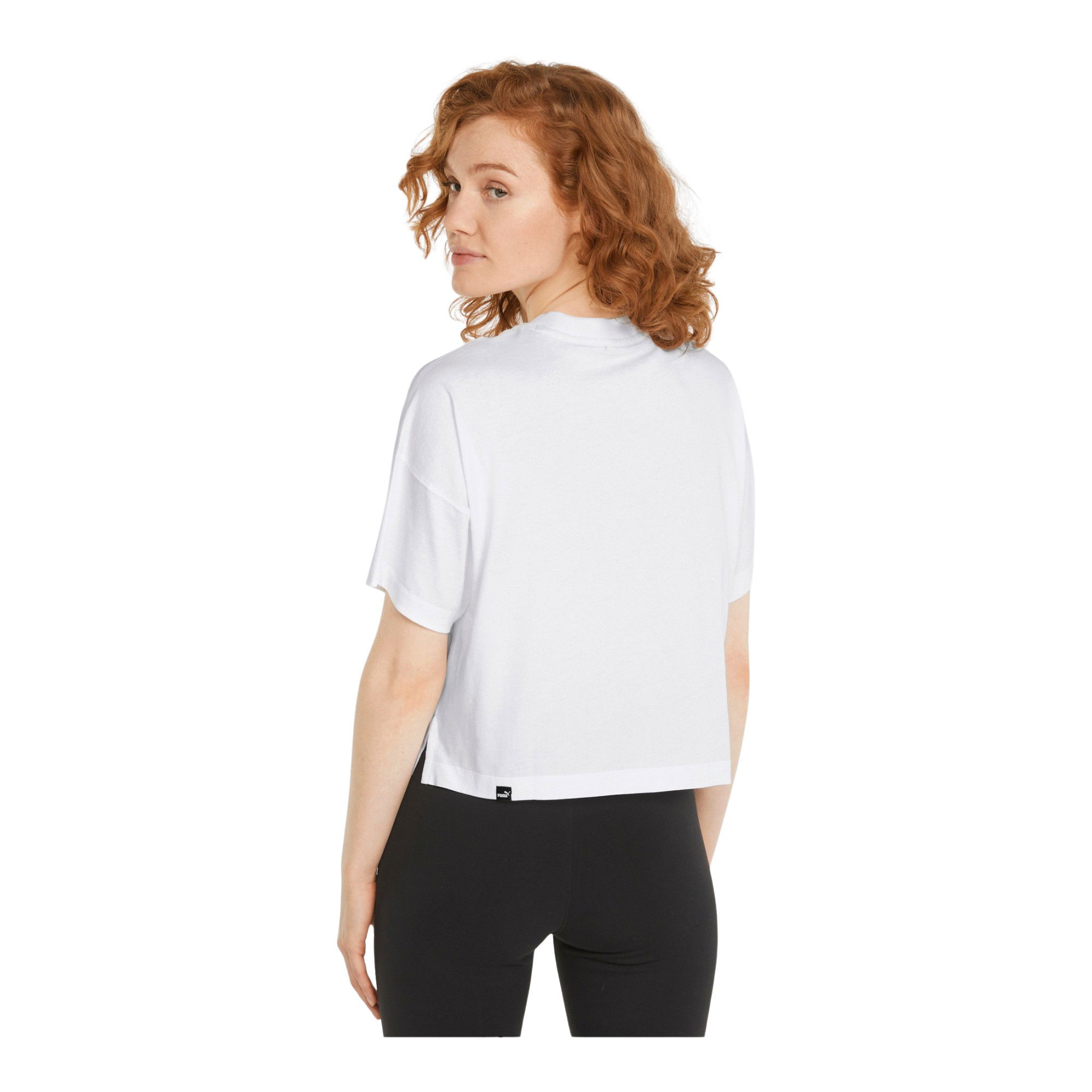 Puma HER Cropped Short-Sleeve Kadın Tişört