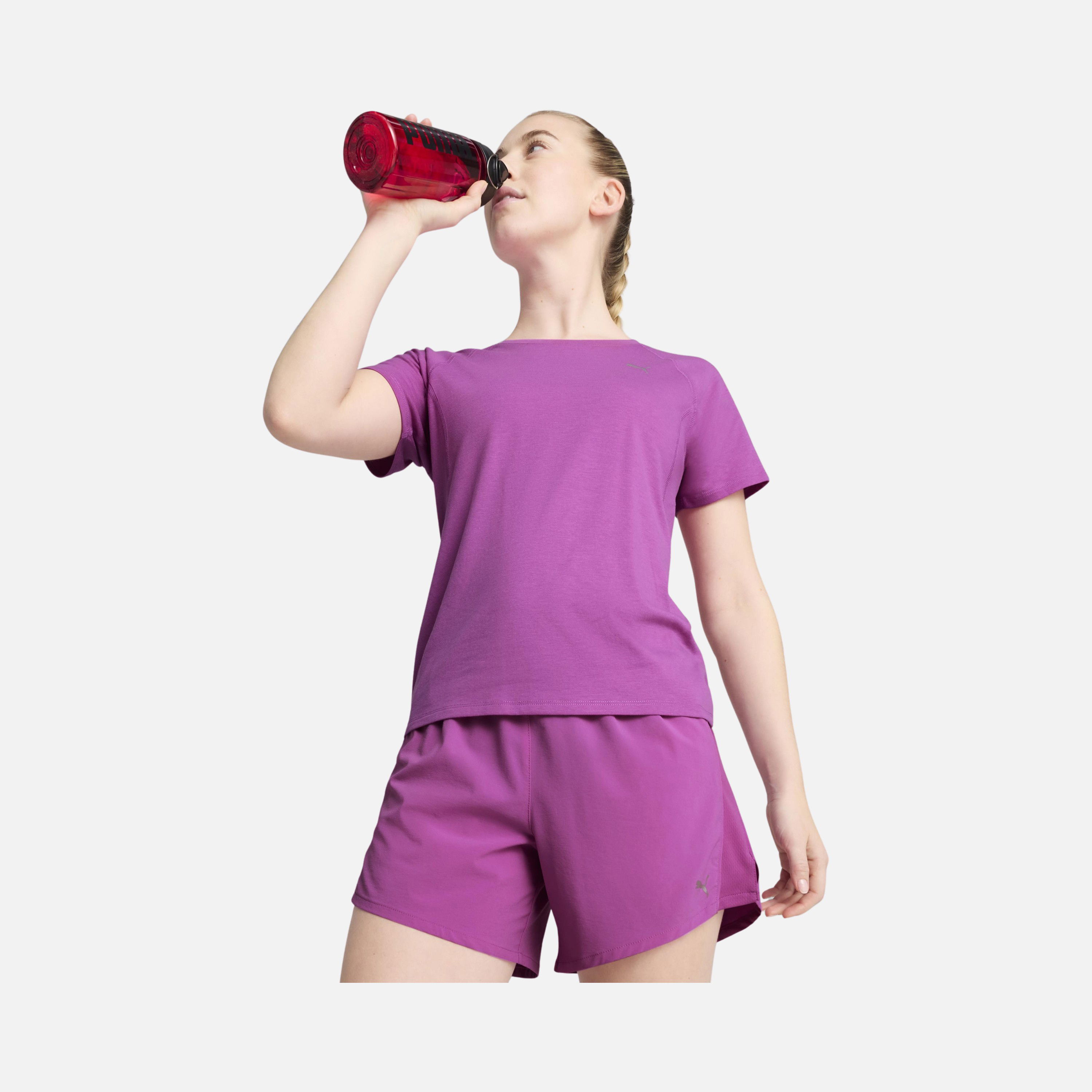 Puma Run Velocity Tri Blend Running Short-Sleeve Kadın Tişört