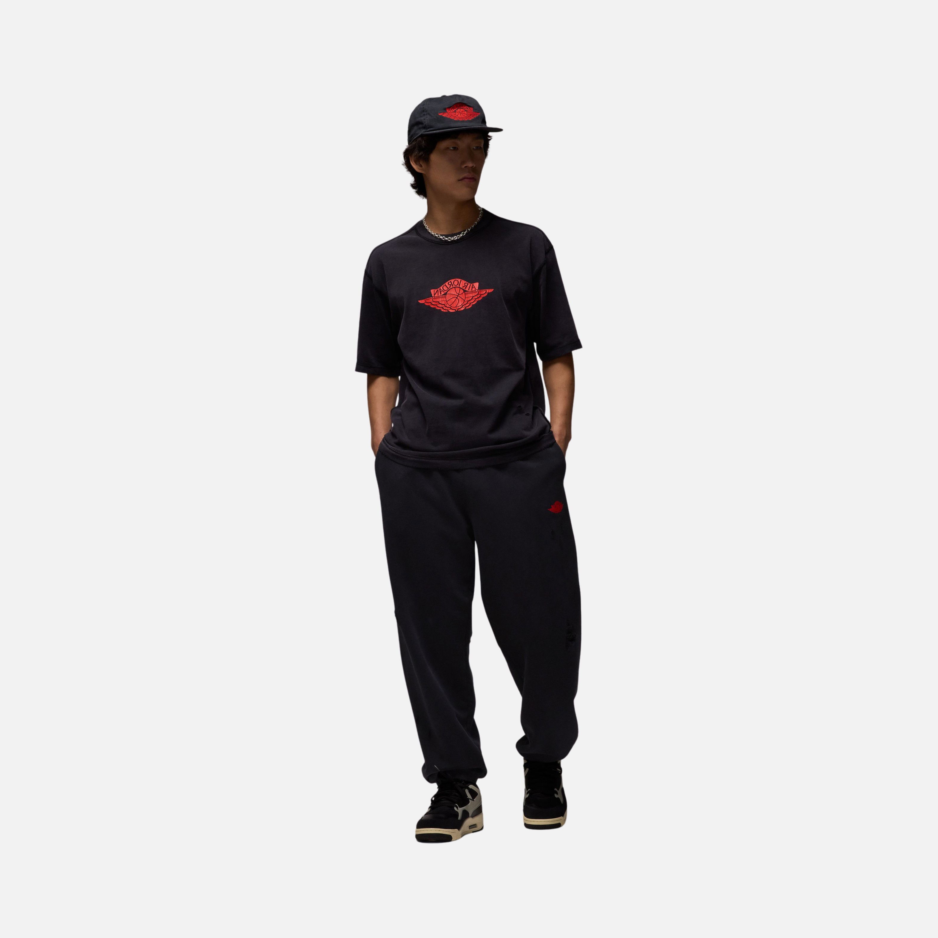 Nike Michael Jordan Rare Air Washed Fabric 85 Crew Basketball Short-Sleeve Erkek Tişört