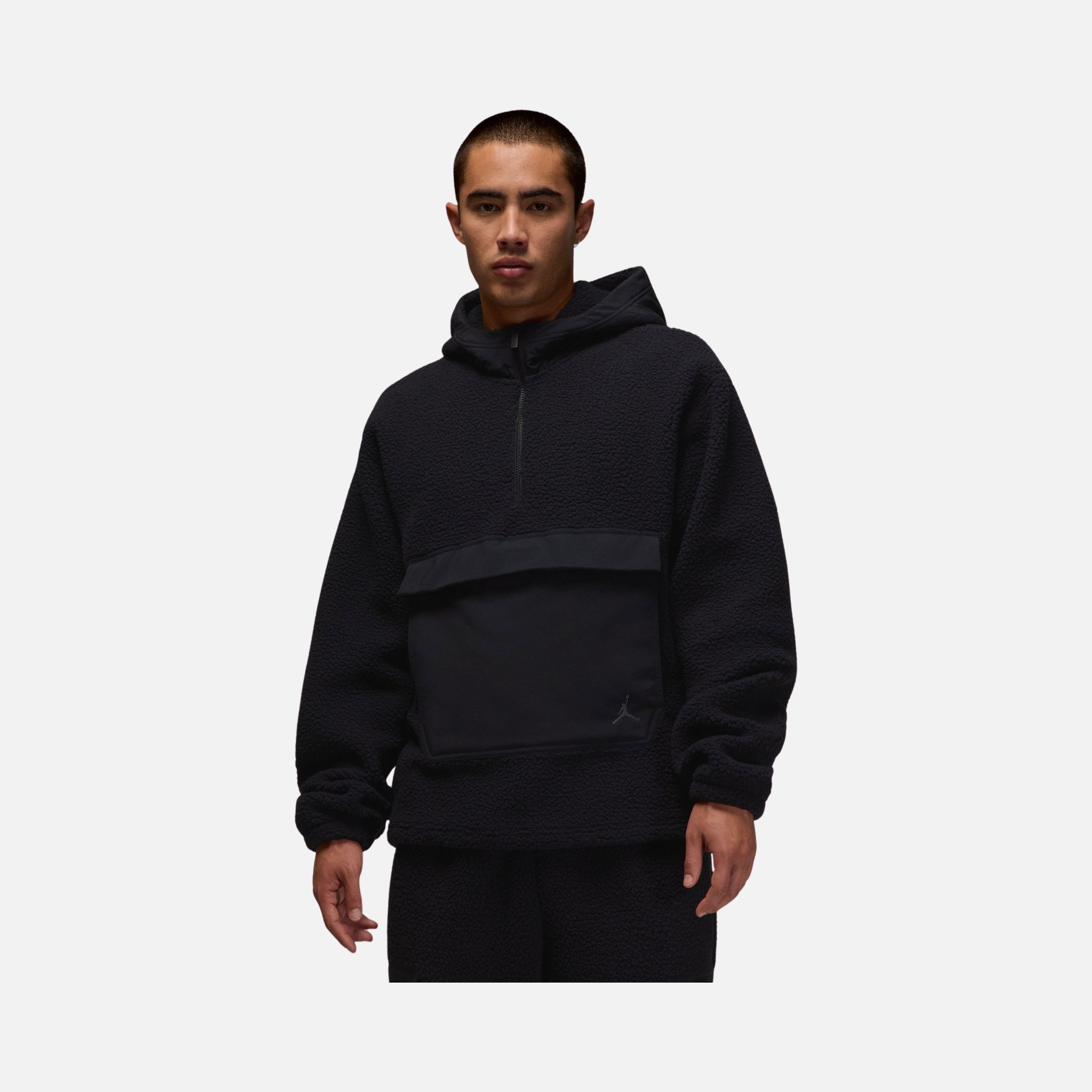 Nike Jordan Flight Sherpa Half-Zip Hoodie Erkek Sweatshirt