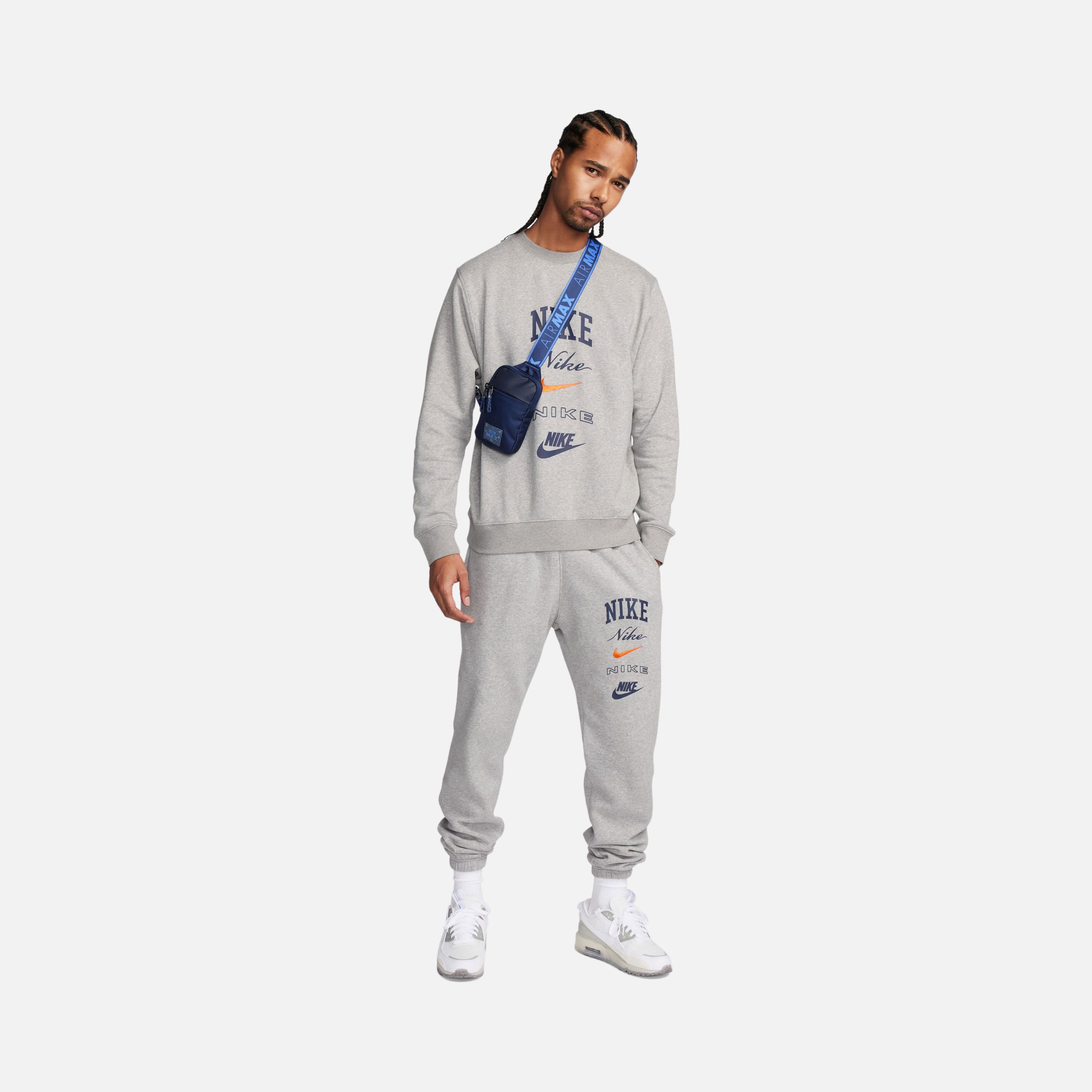Nike Sportswear Club Fleece Bb Stack Graphics Erkek Eşofman Altı