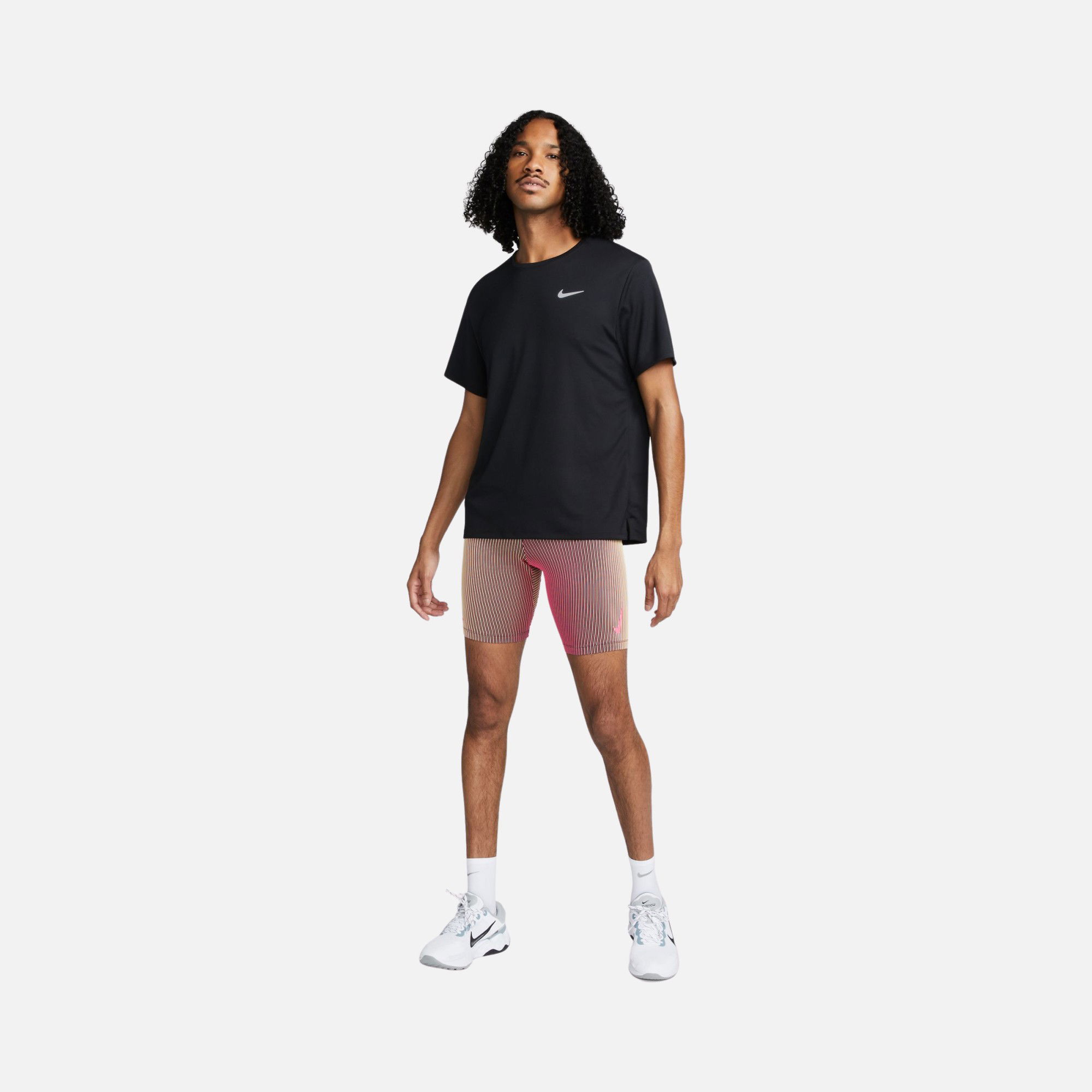 Nike Dri-Fit ADV AeroSwift 1/2-Length Running Racing Erkek Tayt