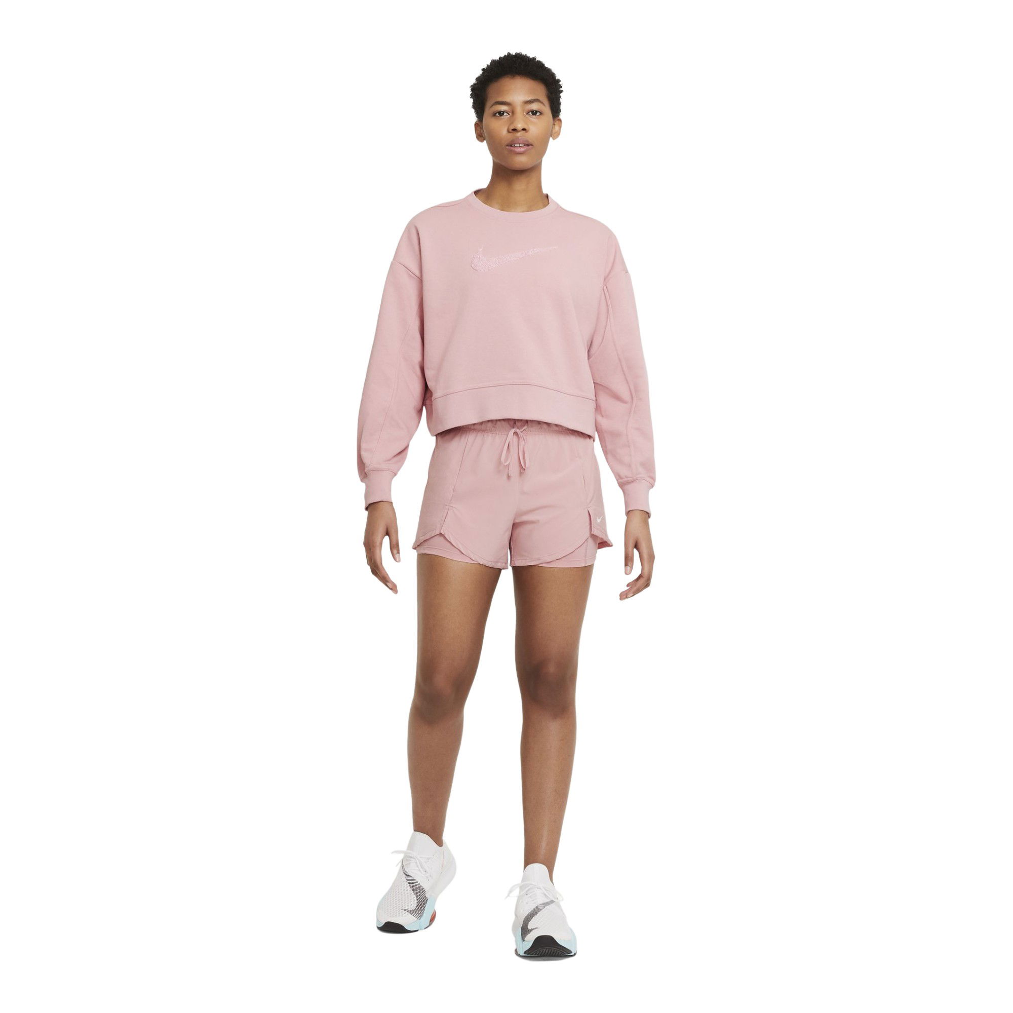 Nike Dri-Fit Get Fit Swoosh Training Kadın Sweatshirt