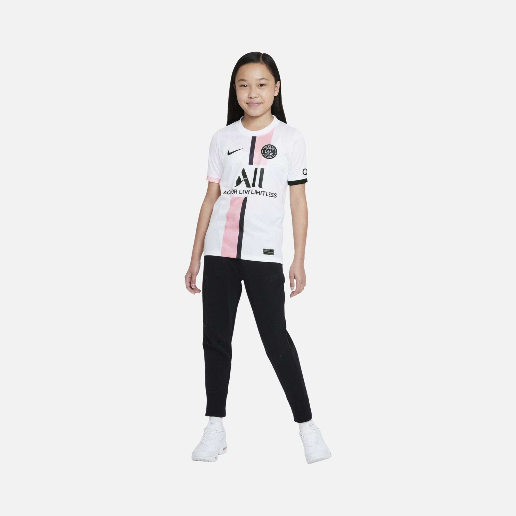 Nike Paris Saint-Germain 2021-2022 Stadyum Deplasman Çocuk Forma